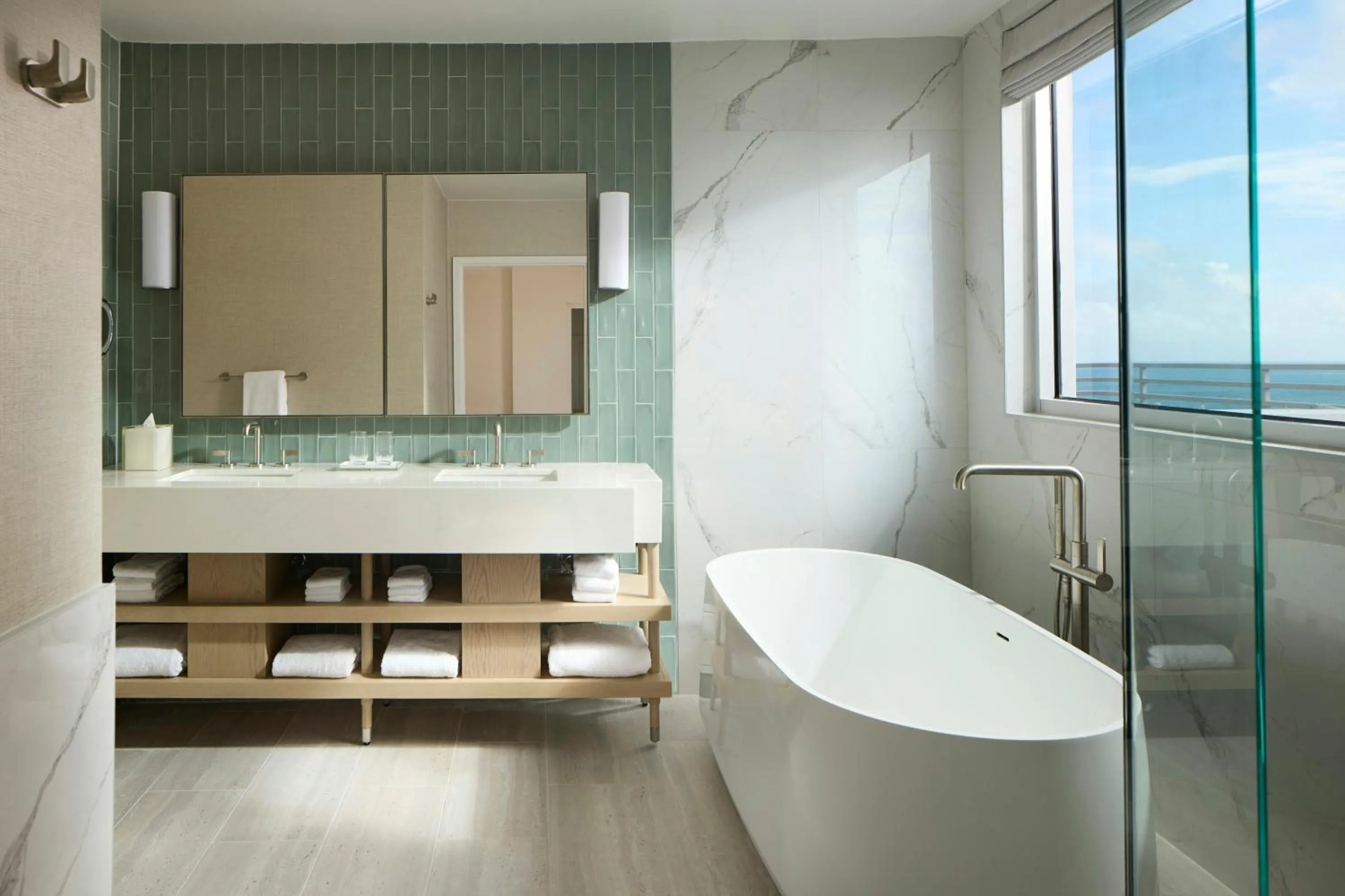 Bathroom in Loews Miami Beach Hotel