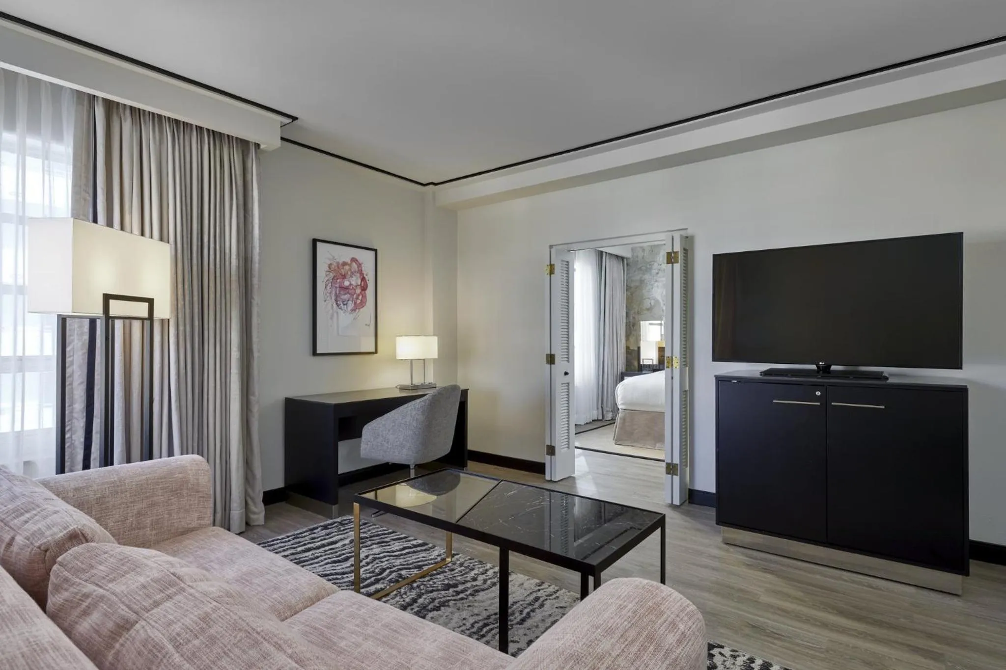 Photo of the whole room, Bed in Loews Miami Beach Hotel