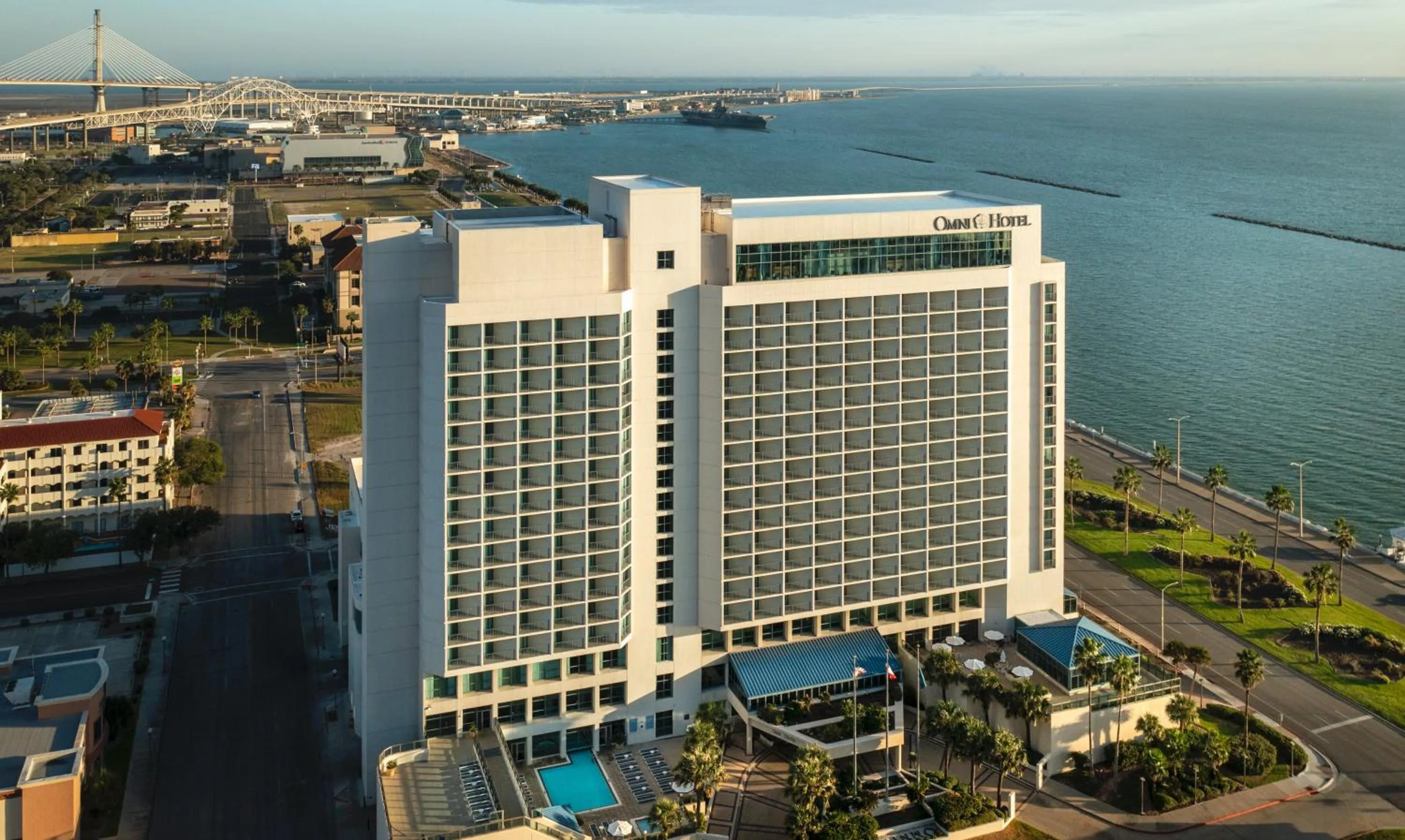 Bird's eye view in Omni Corpus Christi Hotel