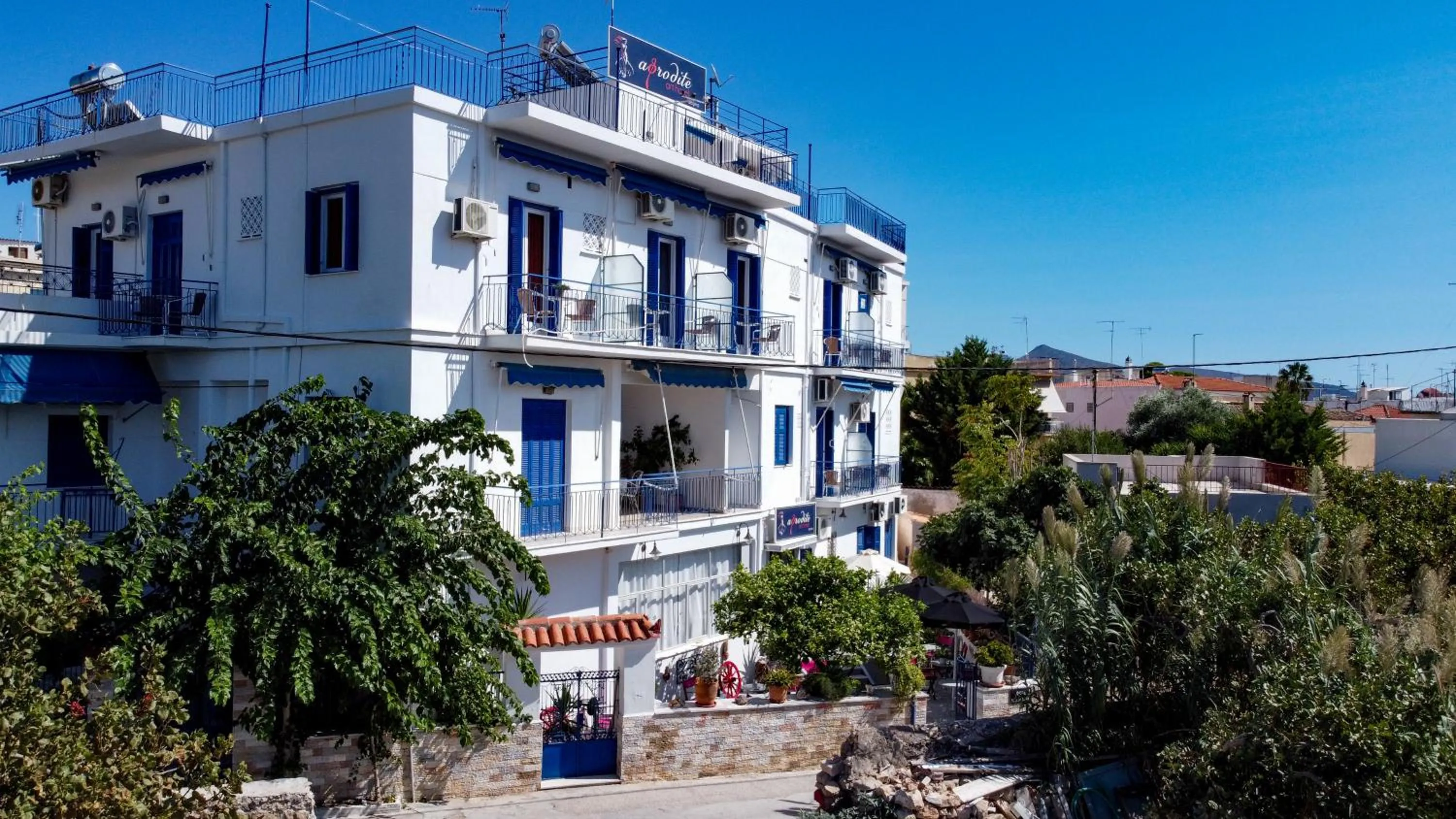 Property building in Aphrodite Art Hotel Aegina
