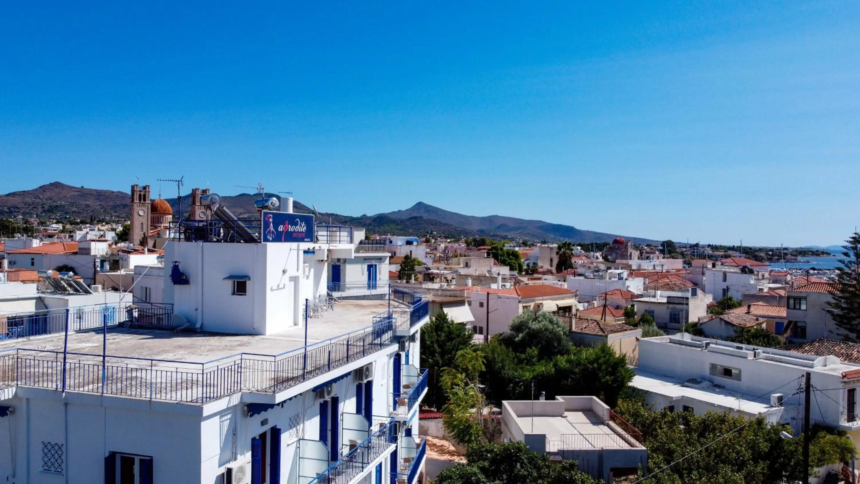 Property building in Aphrodite Art Hotel Aegina