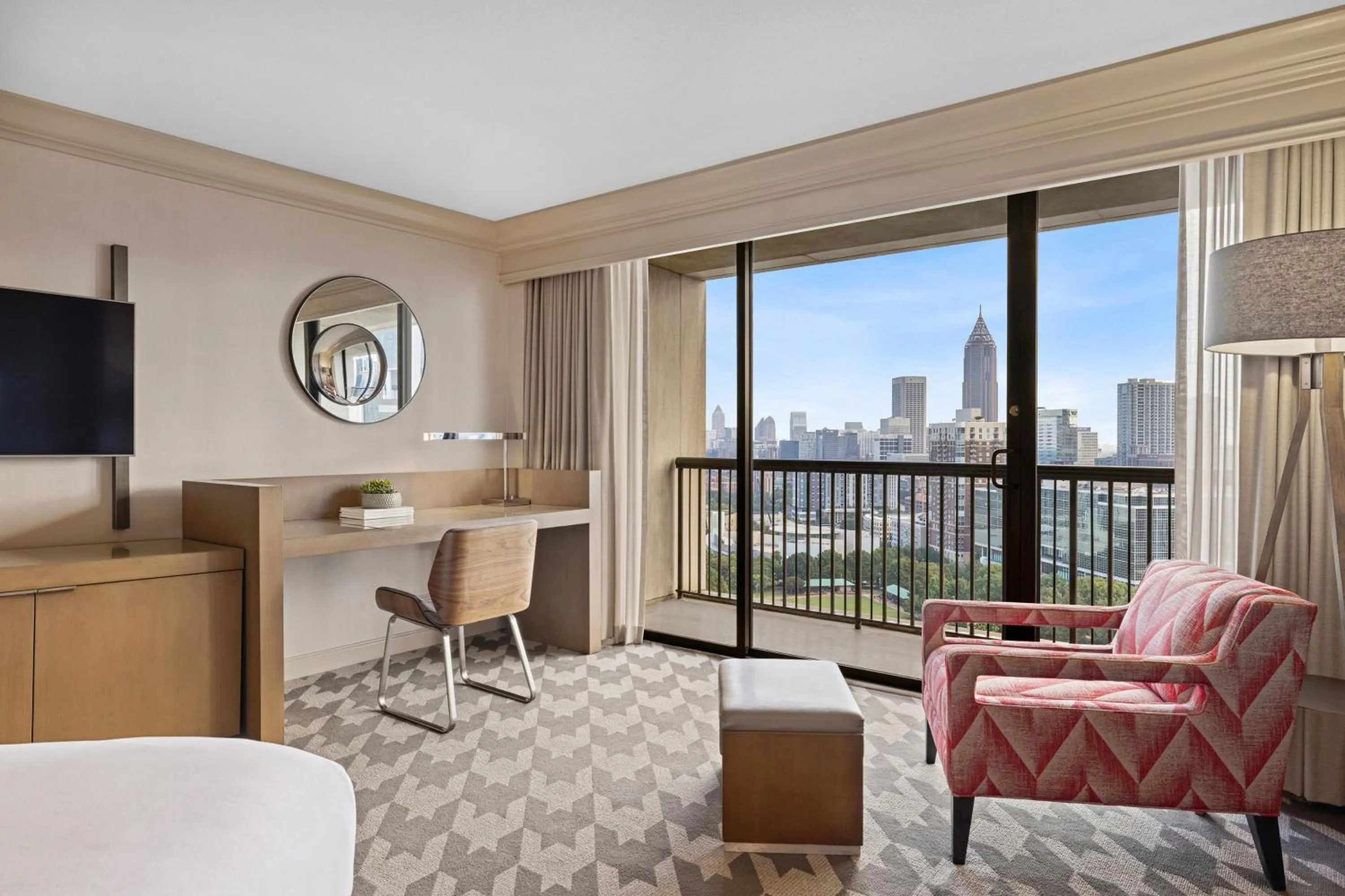 Property building in Omni Atlanta Hotel at Centennial Park