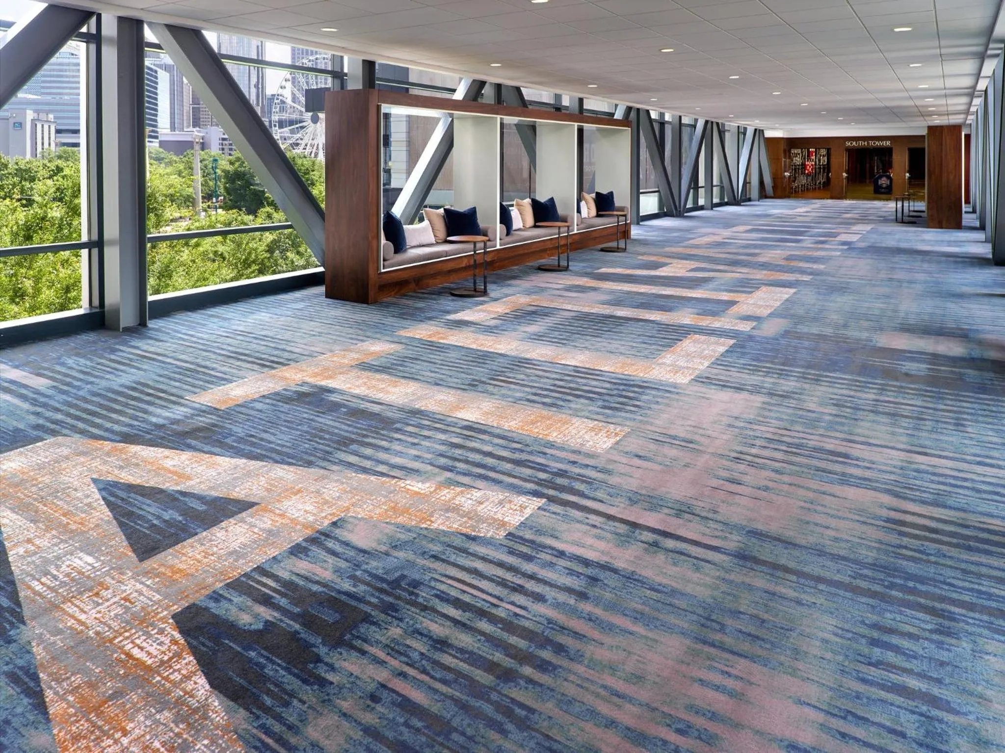 Decorative detail in Omni Atlanta Hotel at Centennial Park