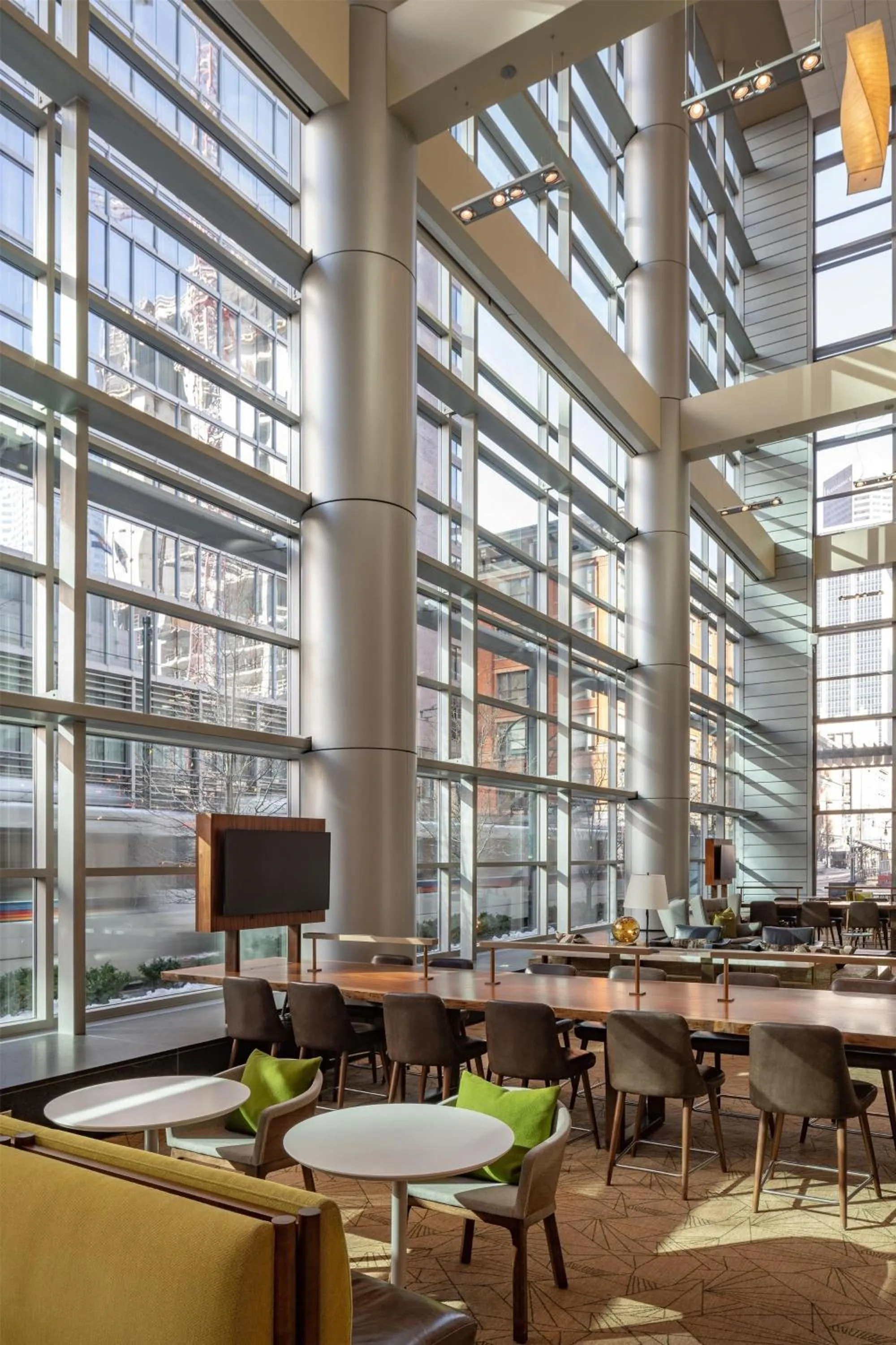 Lobby or reception in Hyatt Regency Denver at Colorado Convention Center