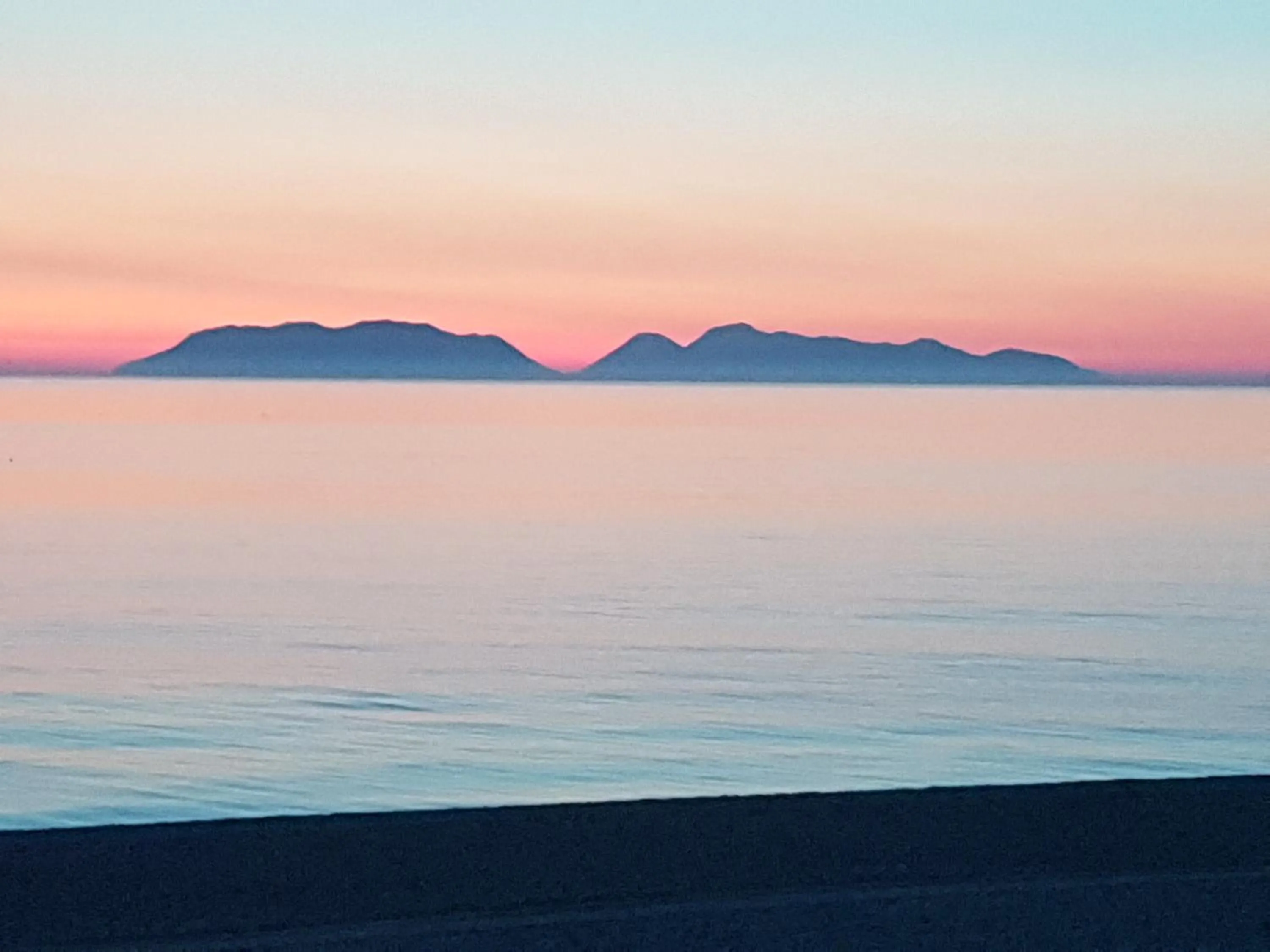 Sunset in I colori del mare