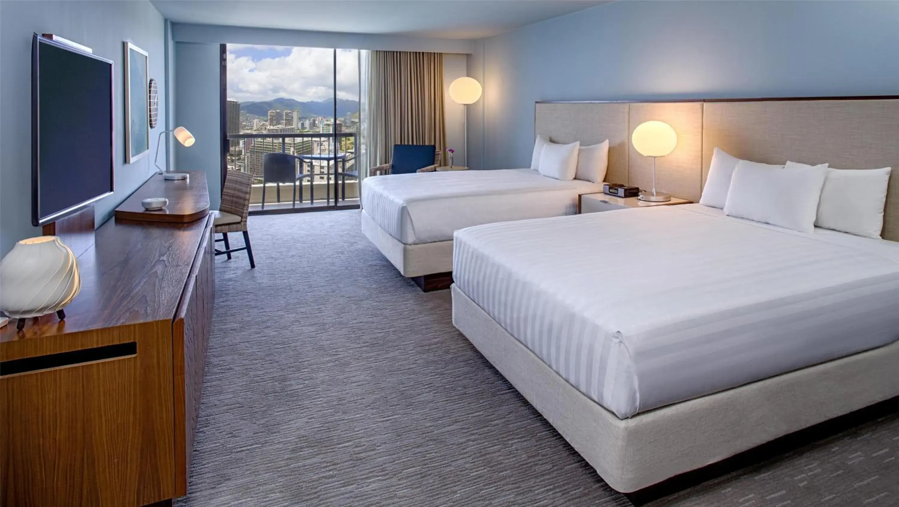 Queen Room with Two Queen Beds and City View - High Floor in Hyatt Regency Waikiki Beach Resort & Spa Queen Room with Two Queen Beds and City View - High Floor in Hyatt Regency Waikiki Beach Resort & Spa