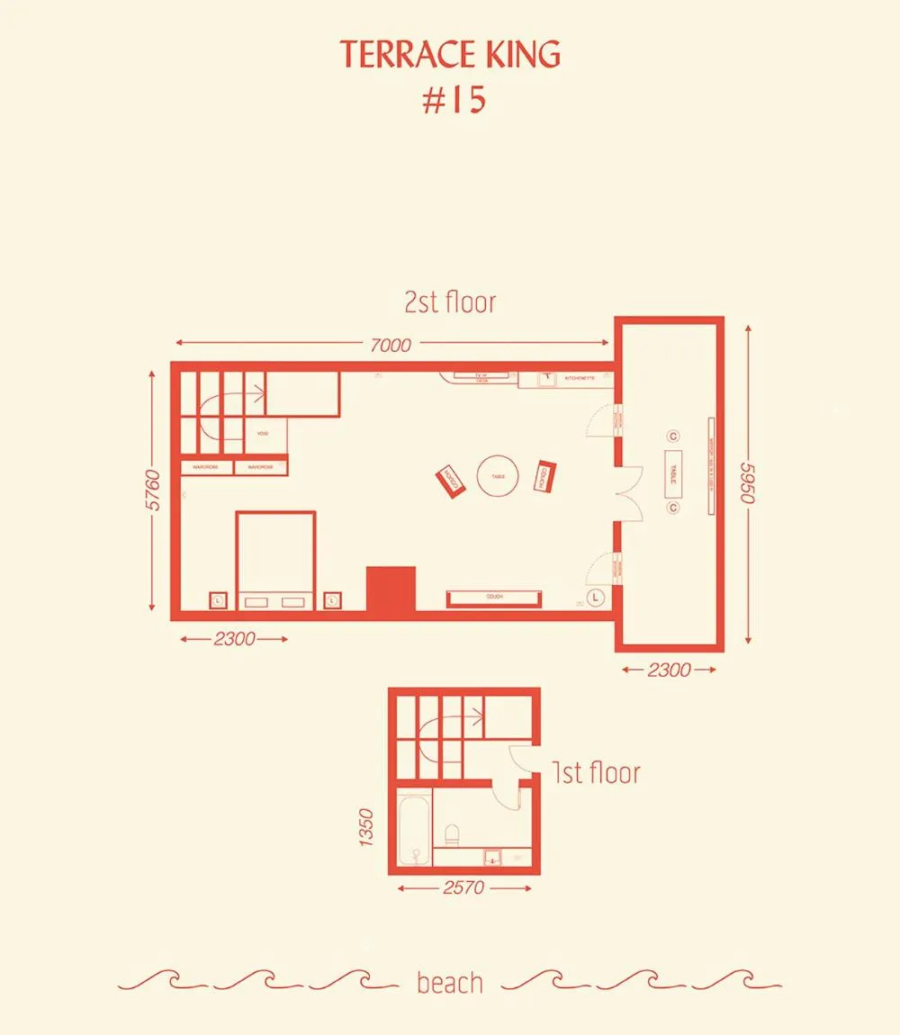 Floor plan in Hotel Ravesis