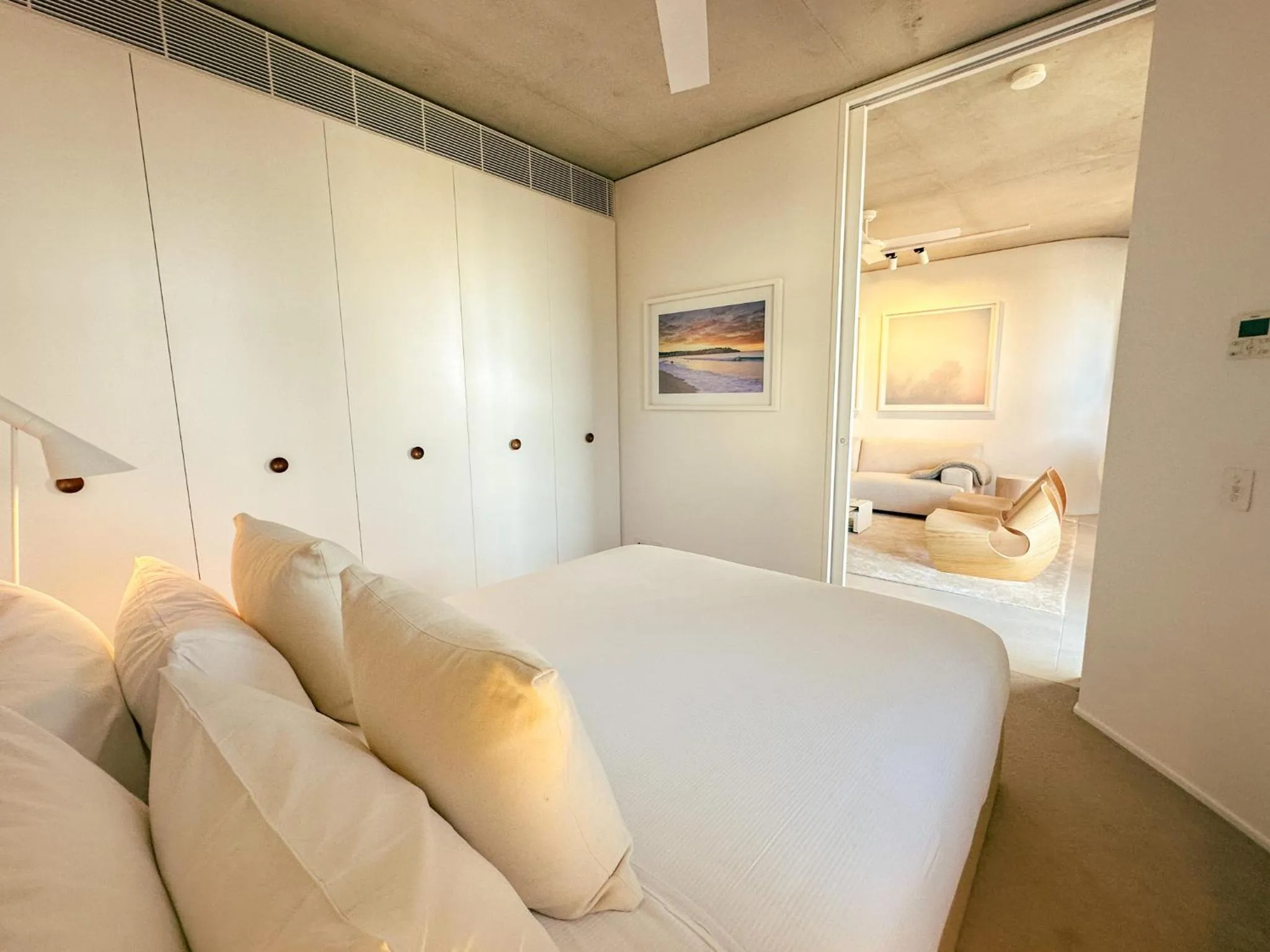 Bed in Hotel Ravesis