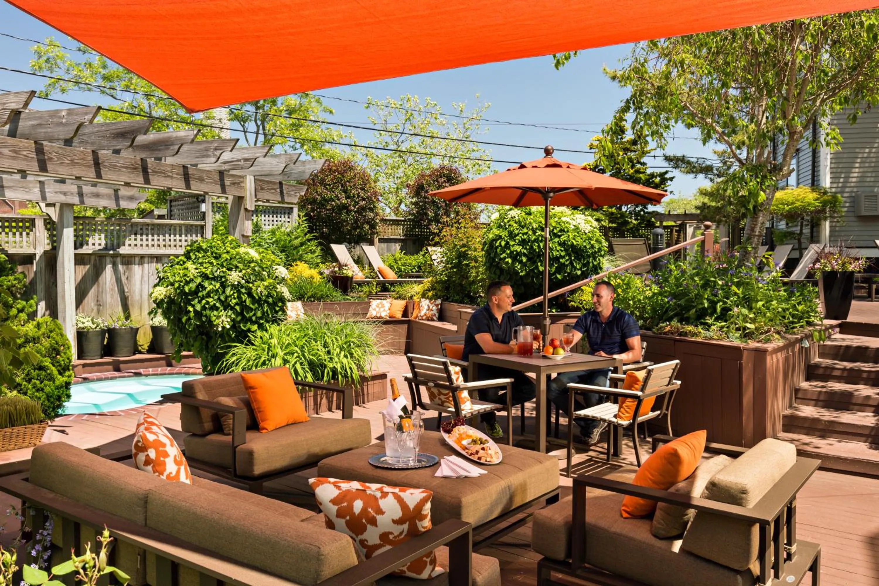 Garden in Crowne Pointe Historic Inn Adults Only