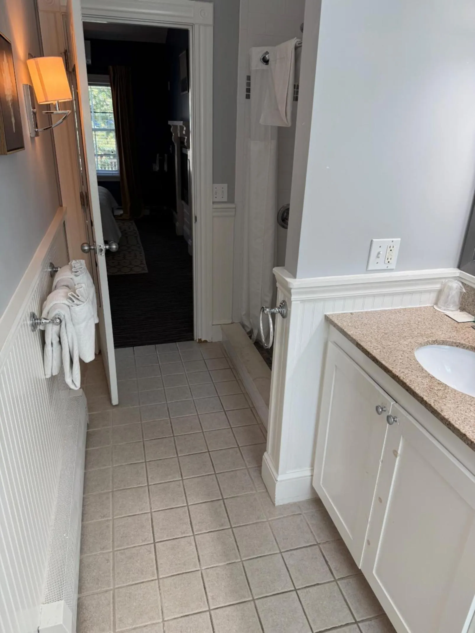 Bathroom in Crowne Pointe Historic Inn Adults Only