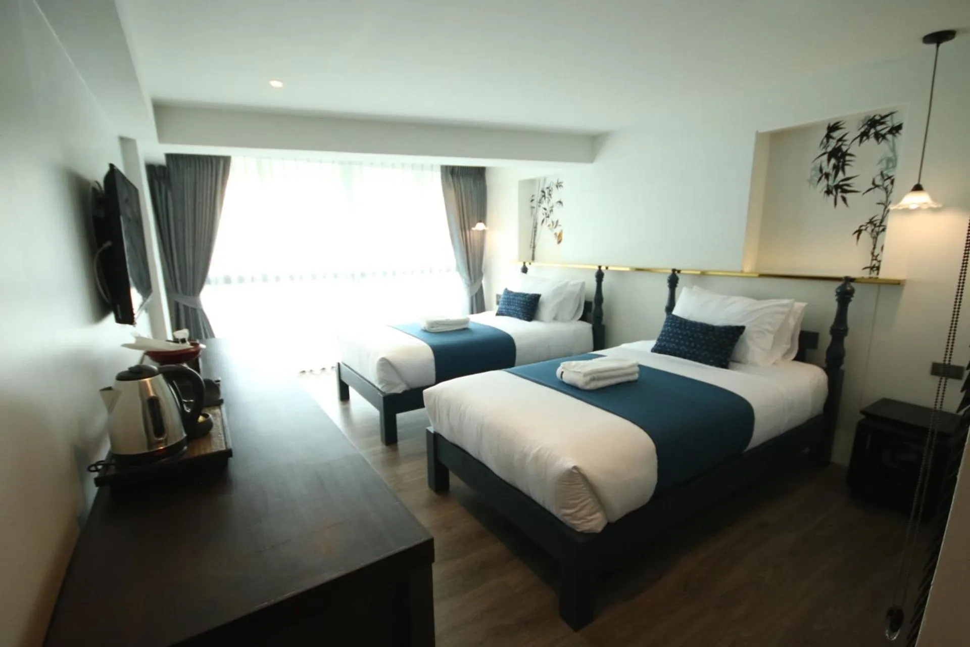 Bed in Saran Boutique Hotel Thapae