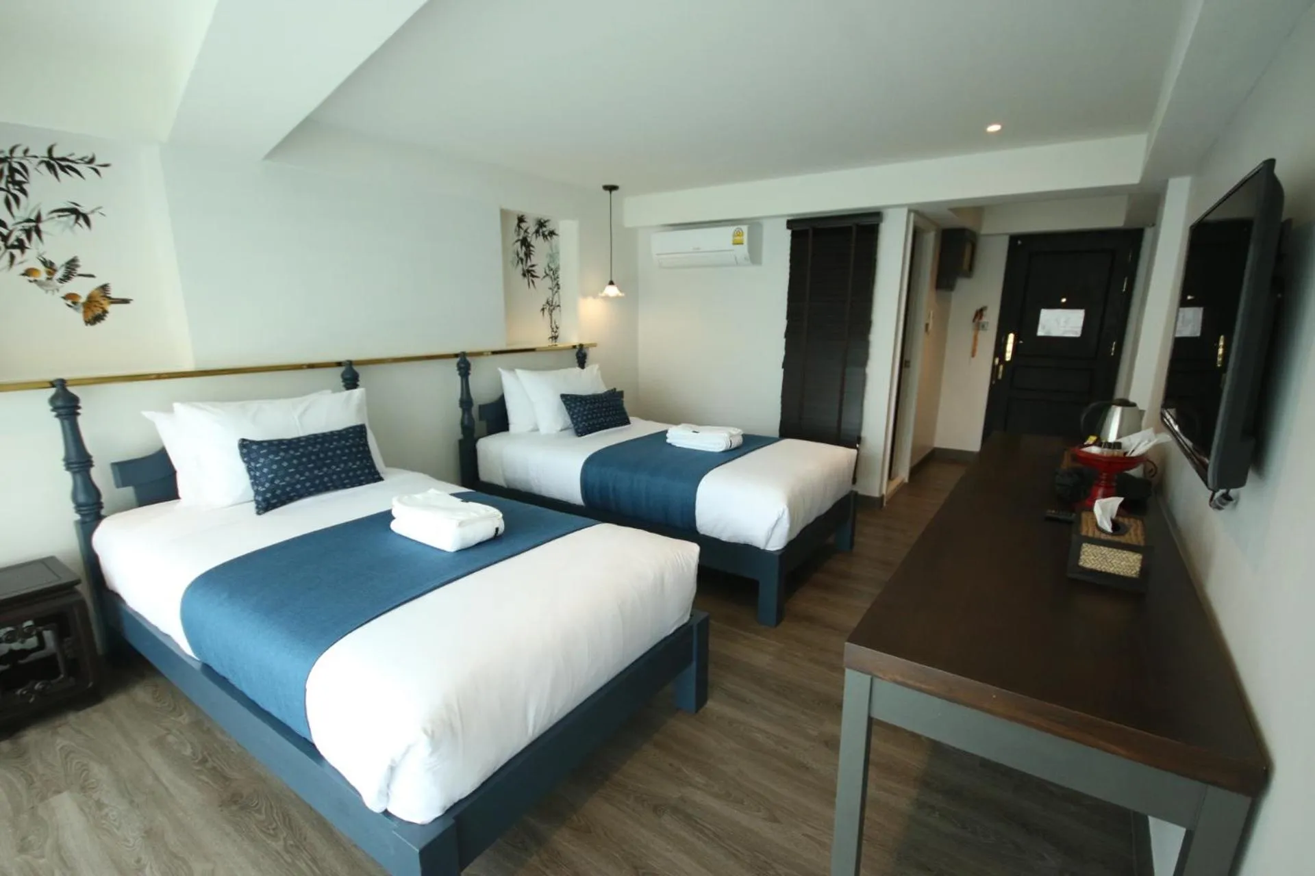 Bed in Saran Boutique Hotel Thapae