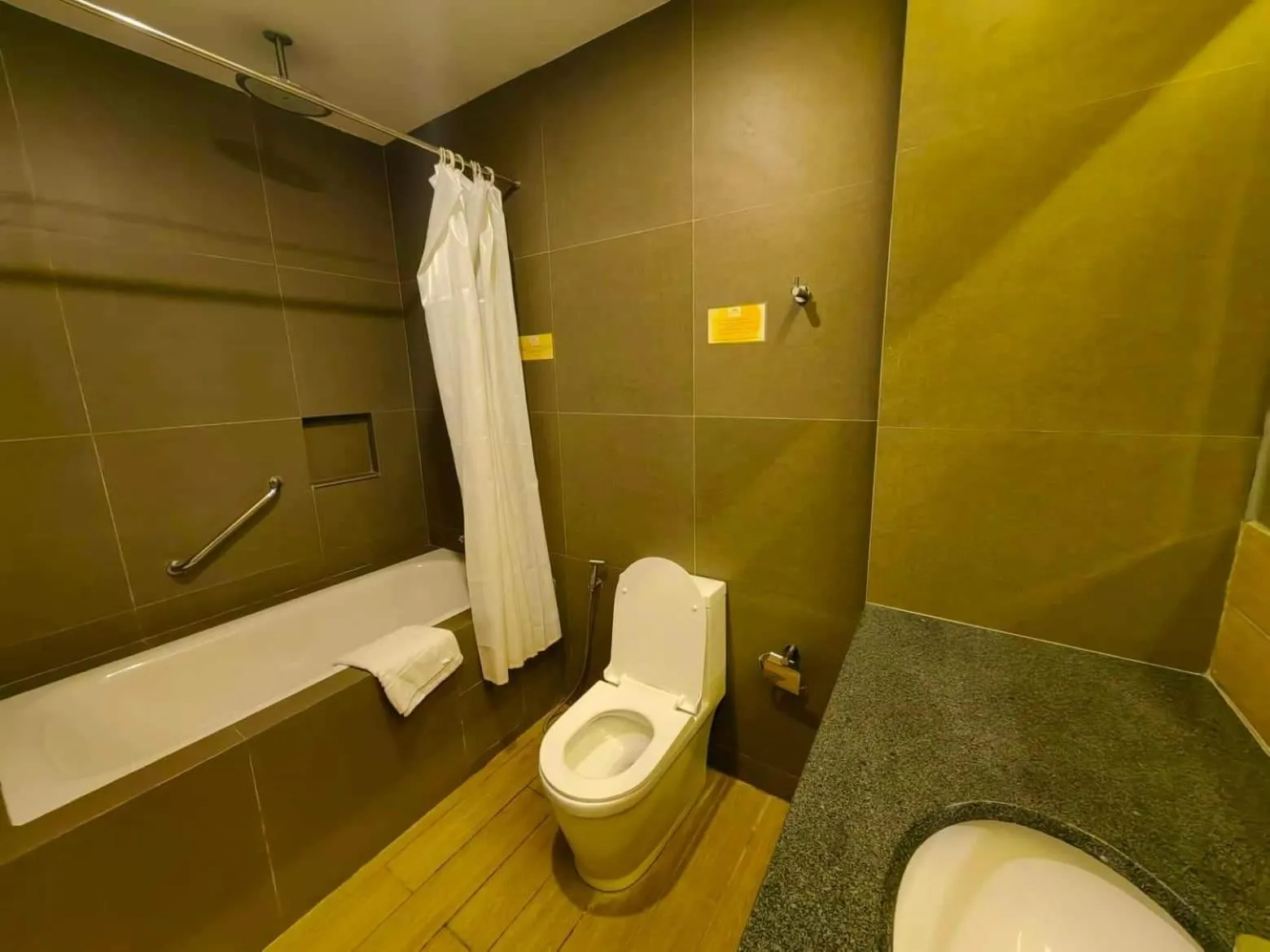 Bathroom in Crown Hotel at Harbour Springs Palawan Managed by Enderun Hotels