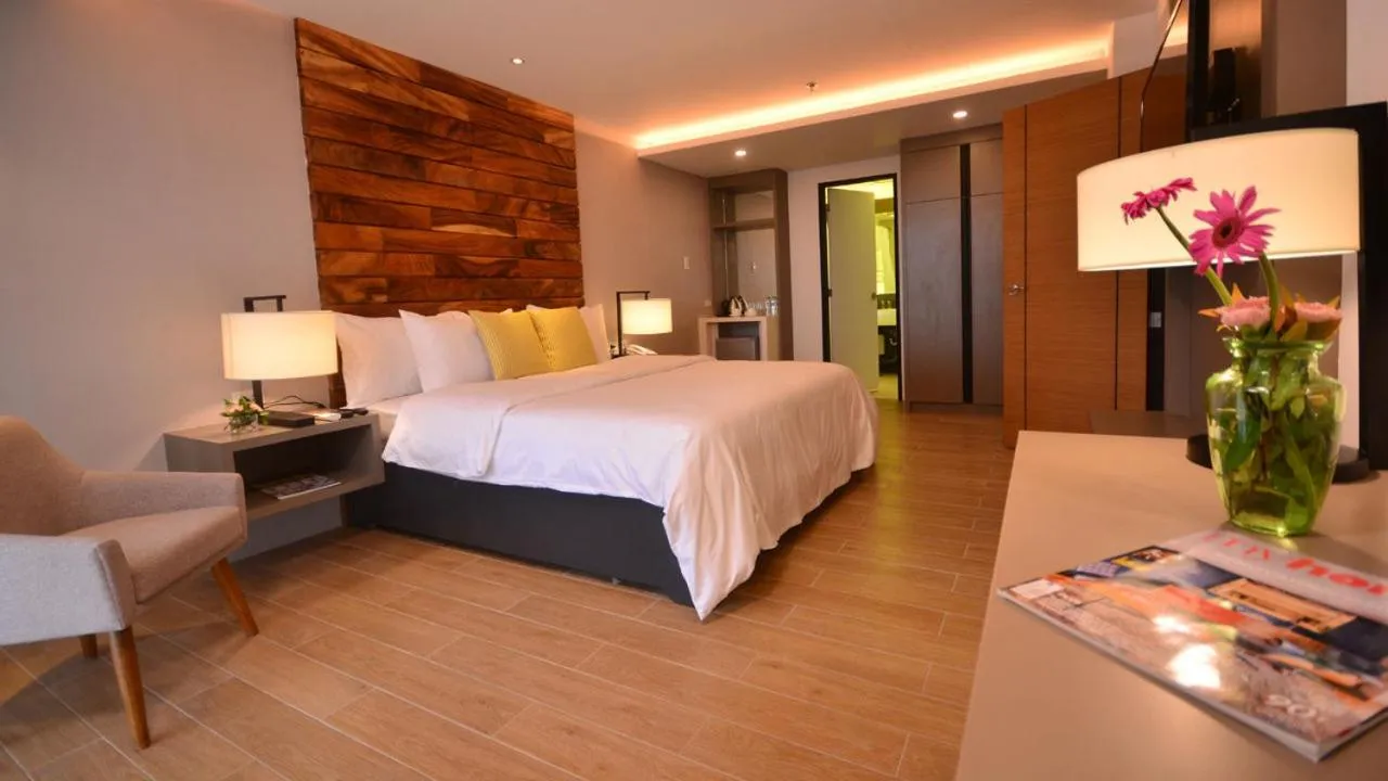Bedroom, Bed in Crown Hotel at Harbour Springs Palawan Managed by Enderun Hotels