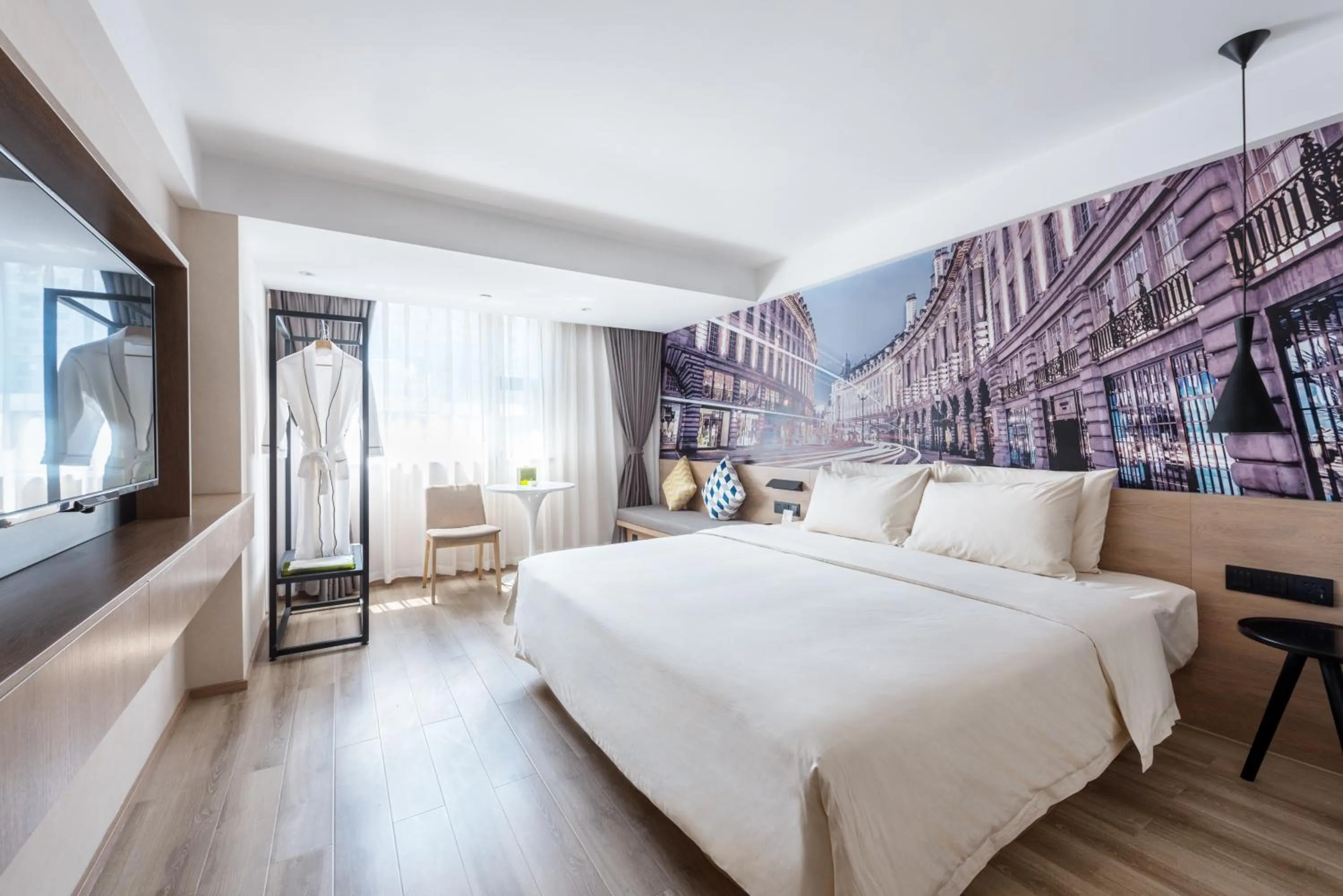 Bed in Atour Light Xiamen Railway Station