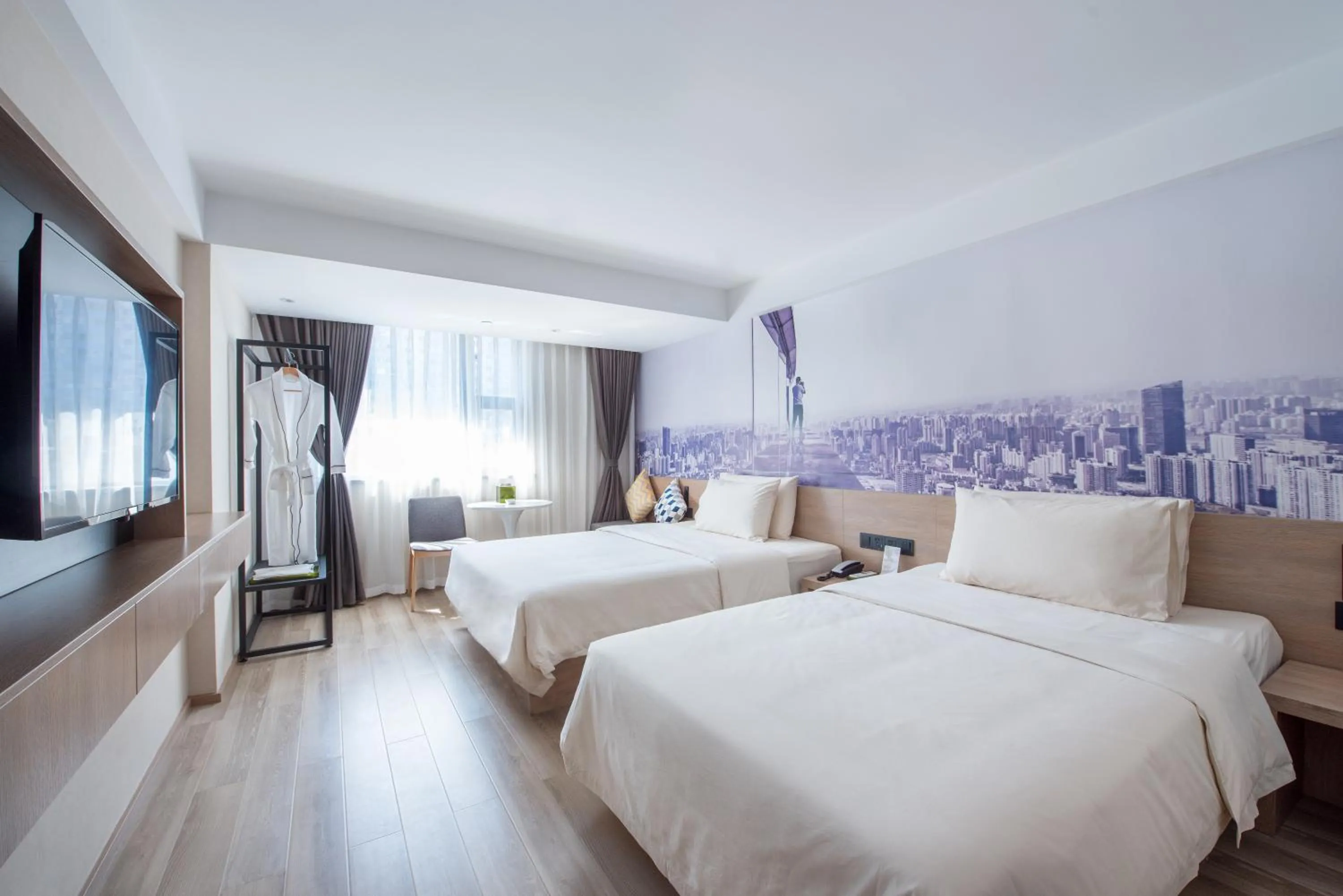 Bed in Atour Light Xiamen Railway Station