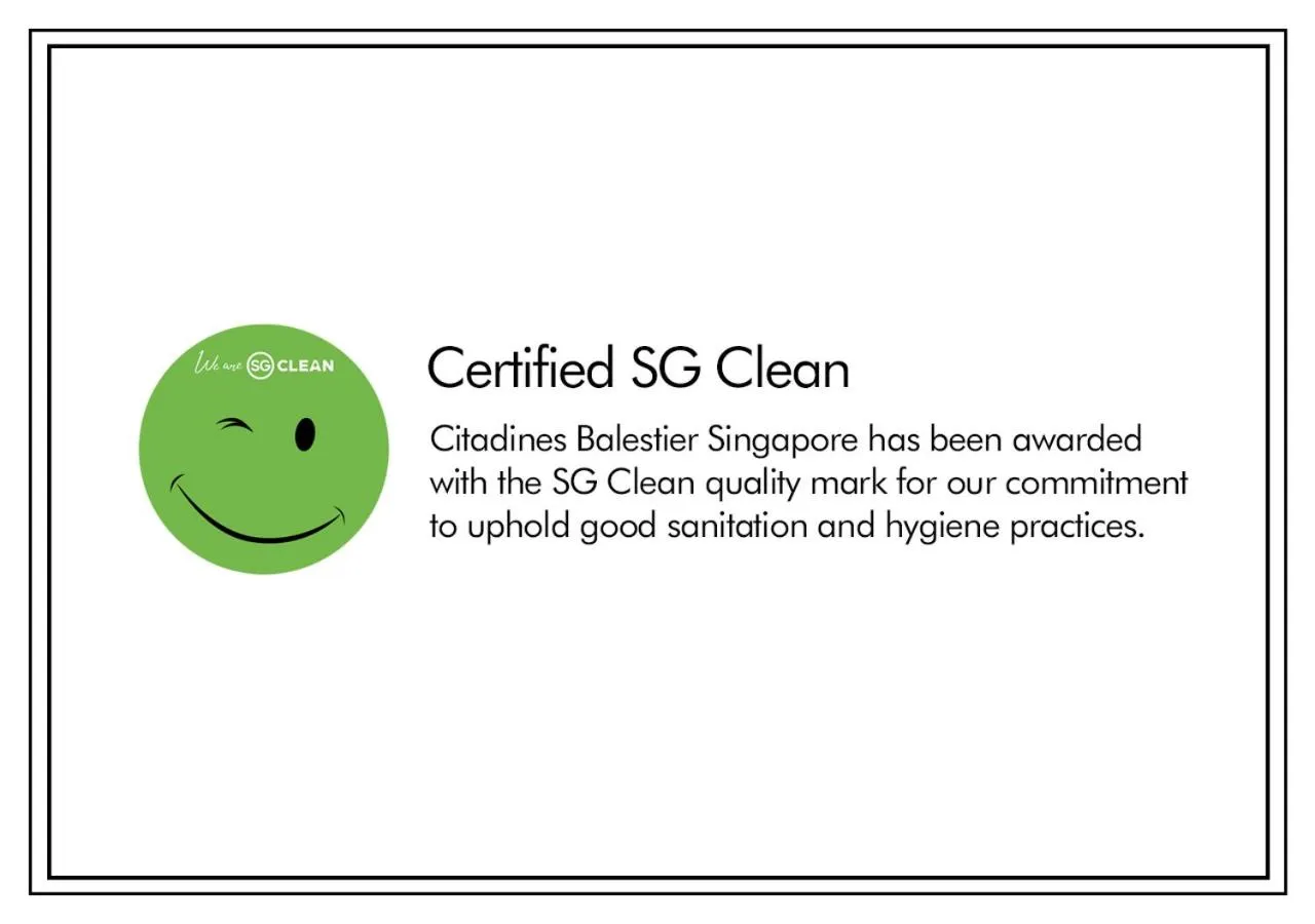 Certificate/Award in Citadines Balestier Singapore
