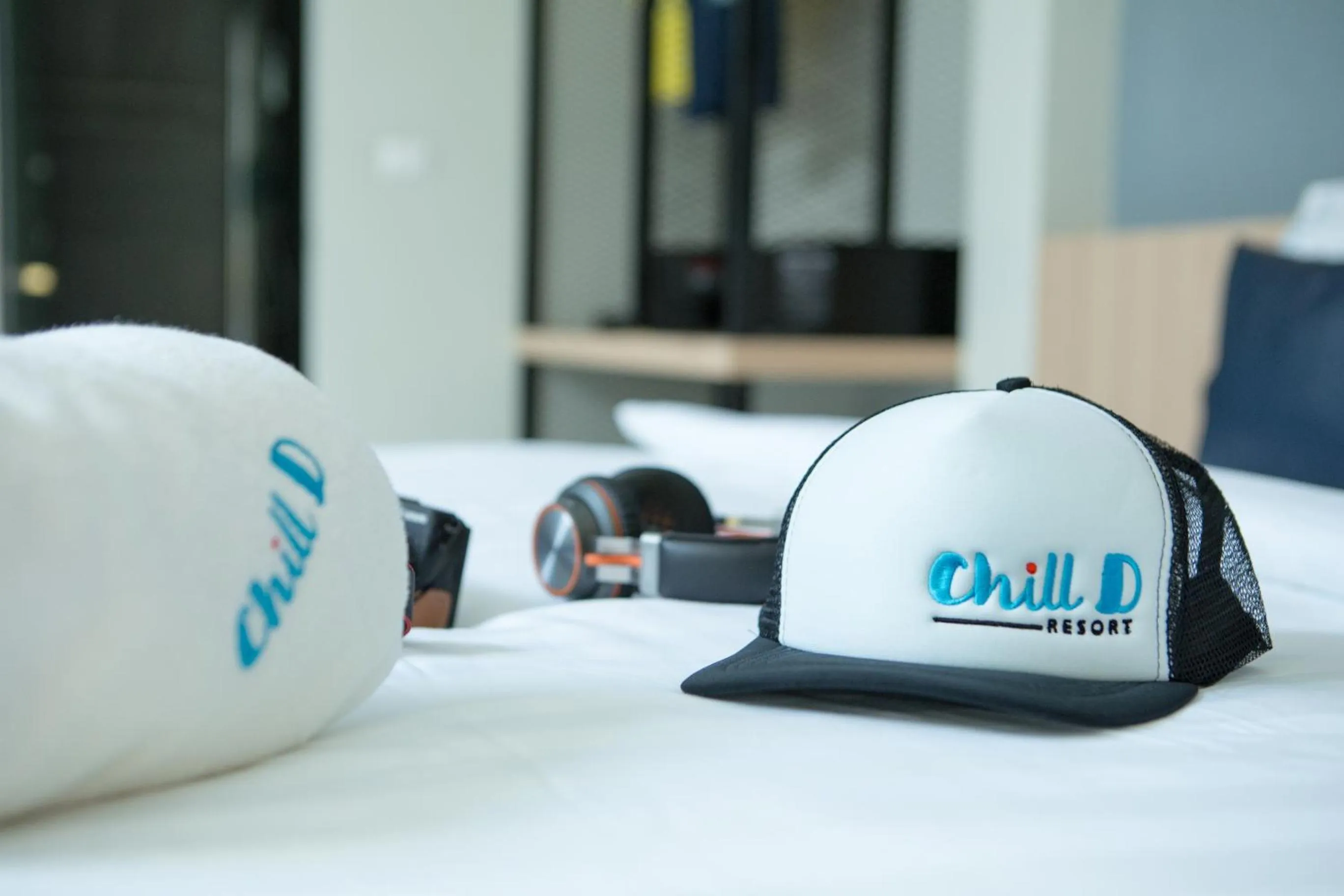 Logo/Certificate/Sign, Bed in Chill D Resort Buriram