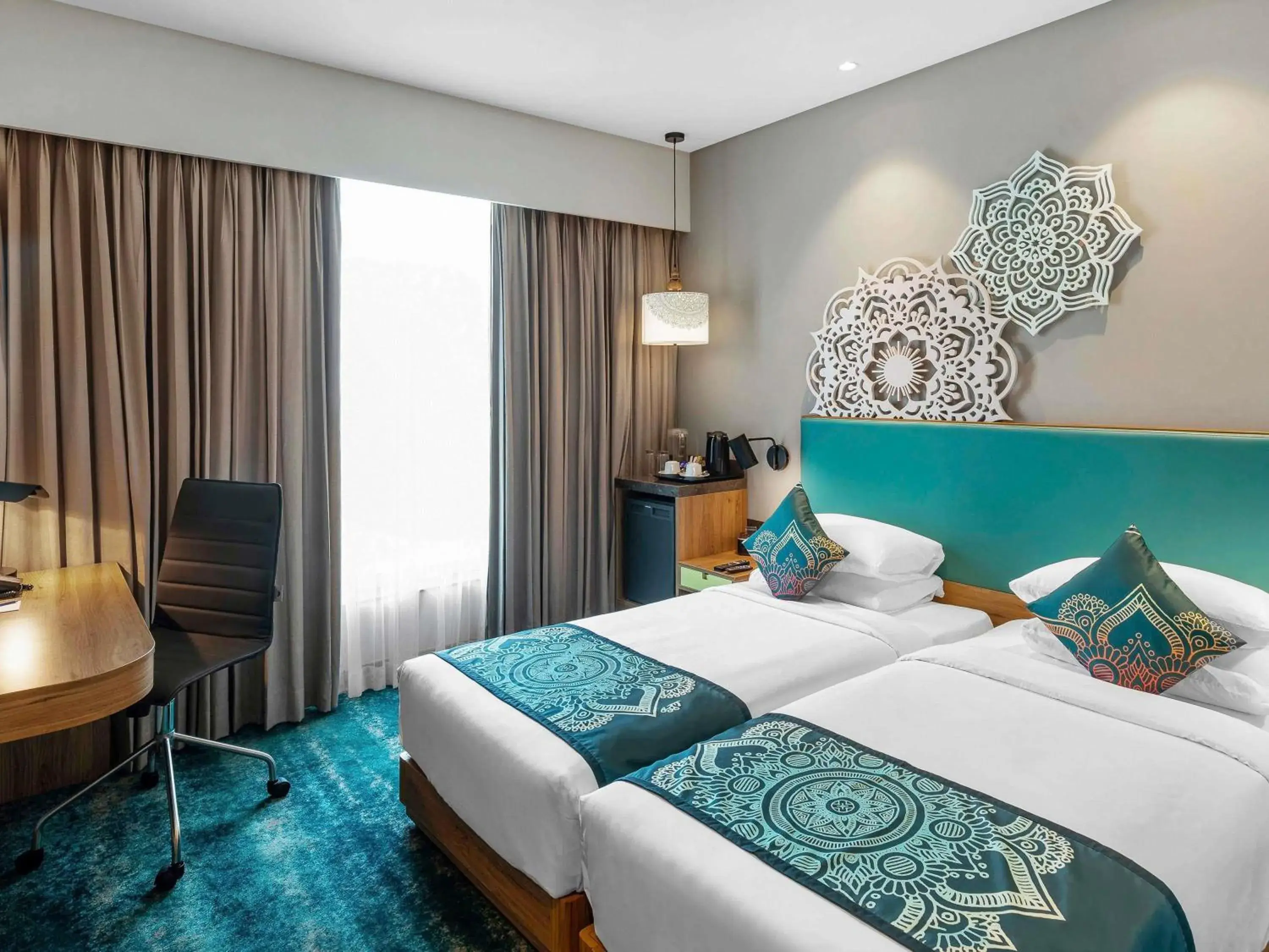 Superior Twin Room - 15% discount on food & soft beverages and spa in Grand Mercure Ahmedabad GIFT City - An Accor Hotels Brand Superior Twin Room - 15% discount on food & soft beverages and spa in Grand Mercure Ahmedabad GIFT City - An Accor Hotels Brand