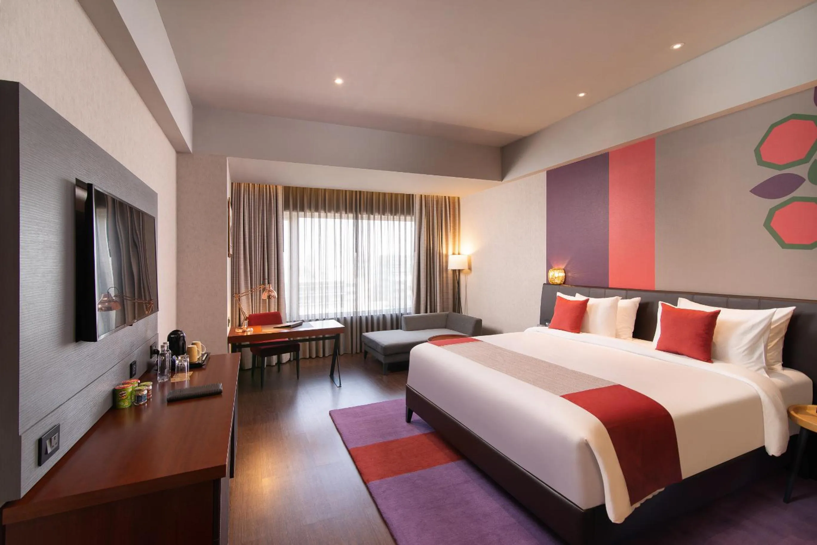 Photo of the whole room, Bed in Grand Mercure Bengaluru at Gopalan Mall - An Accor Brand