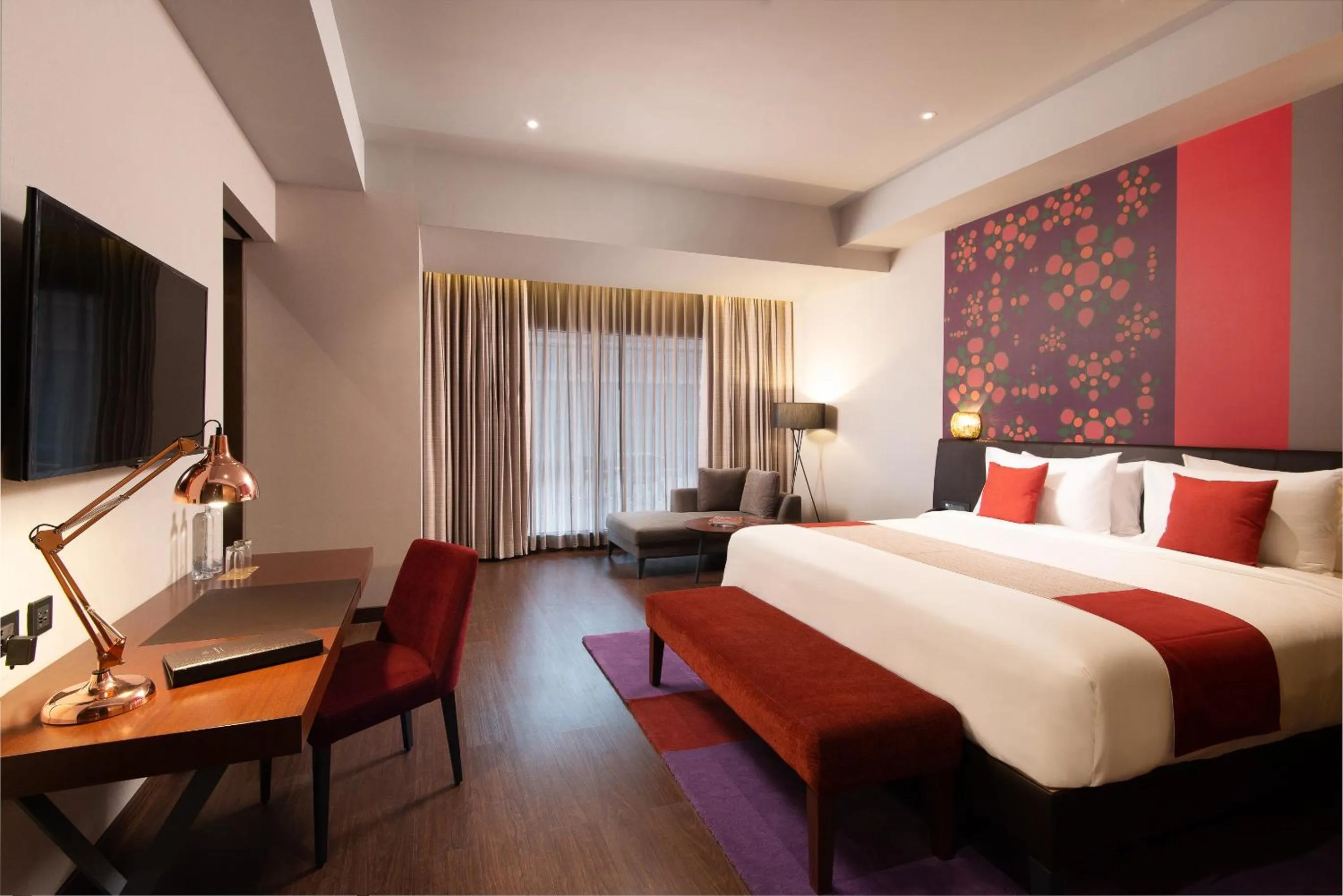 Bedroom, Bed in Grand Mercure Bengaluru at Gopalan Mall - An Accor Brand