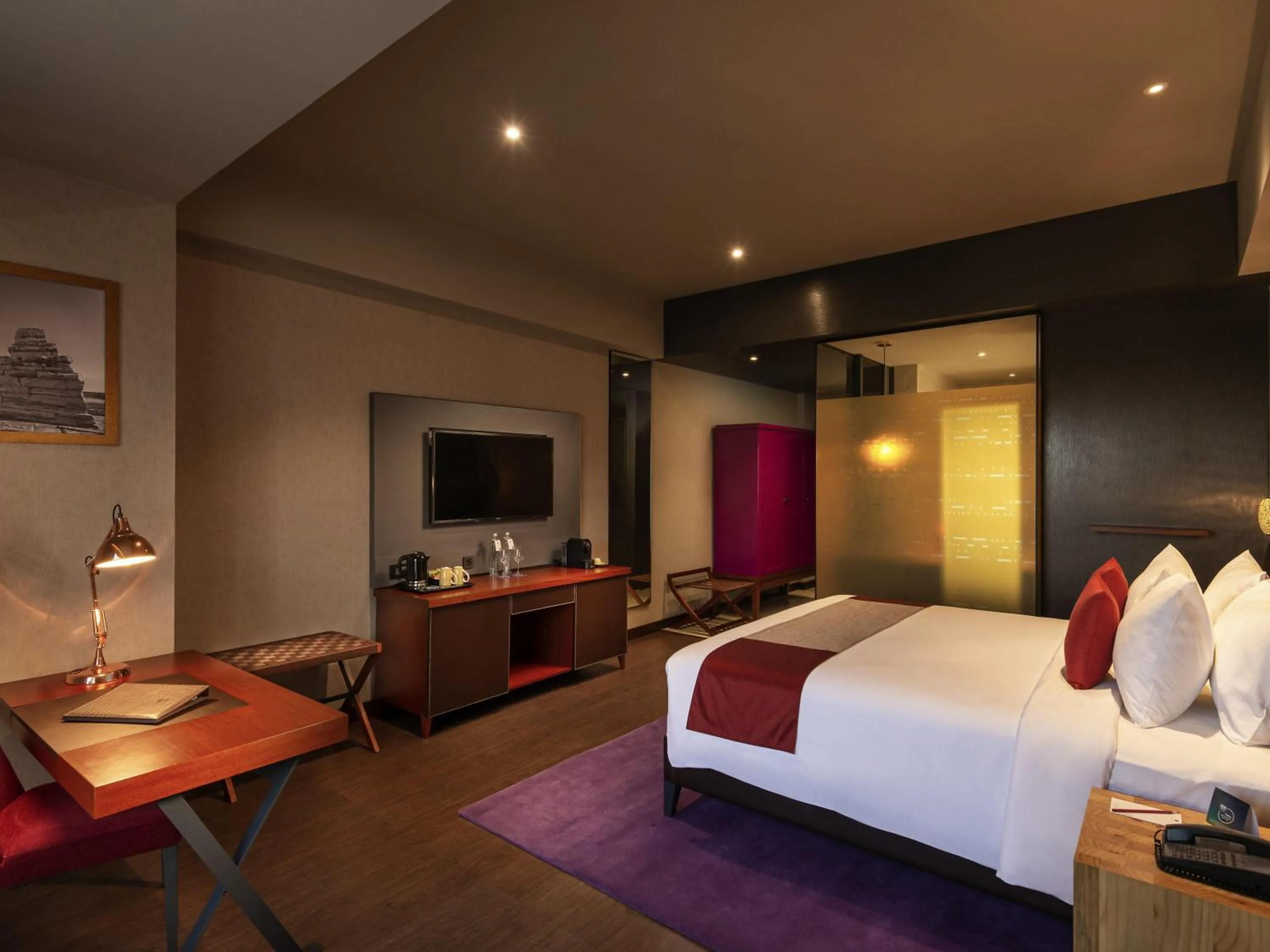 Bedroom, Bed in Grand Mercure Bengaluru at Gopalan Mall - An Accor Brand