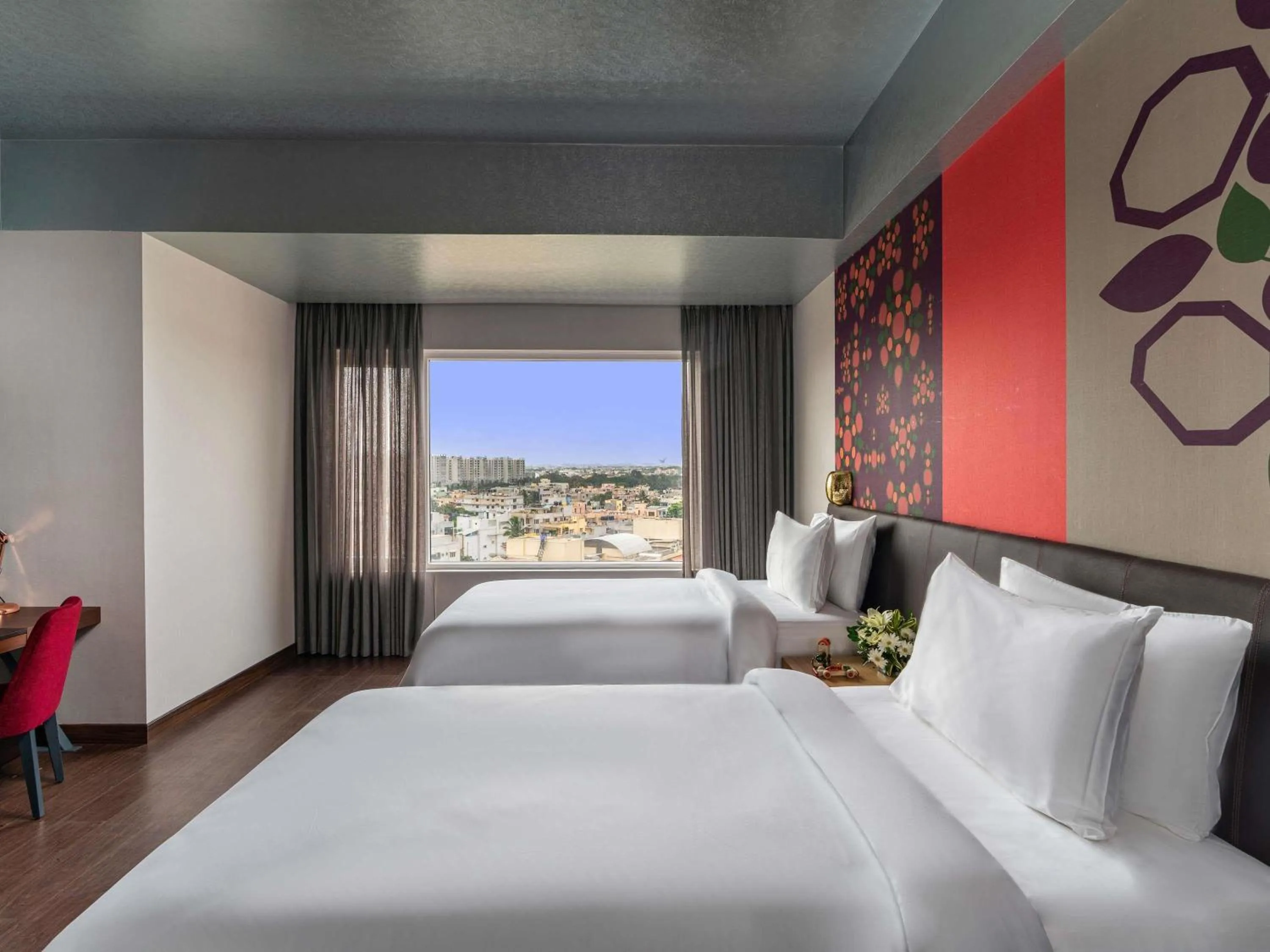 Bedroom, Bed in Grand Mercure Bengaluru at Gopalan Mall - An Accor Brand