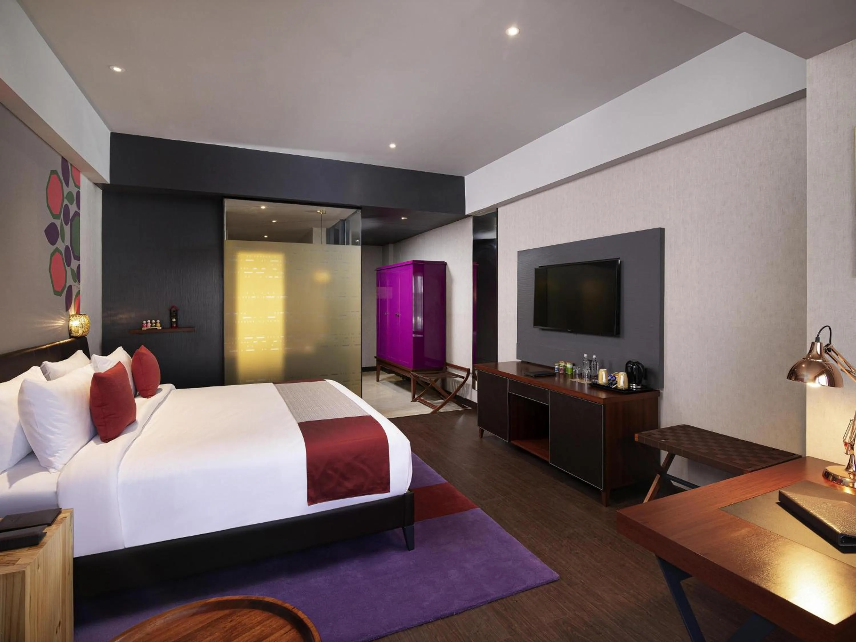 Bedroom, Bed in Grand Mercure Bengaluru at Gopalan Mall - An Accor Brand