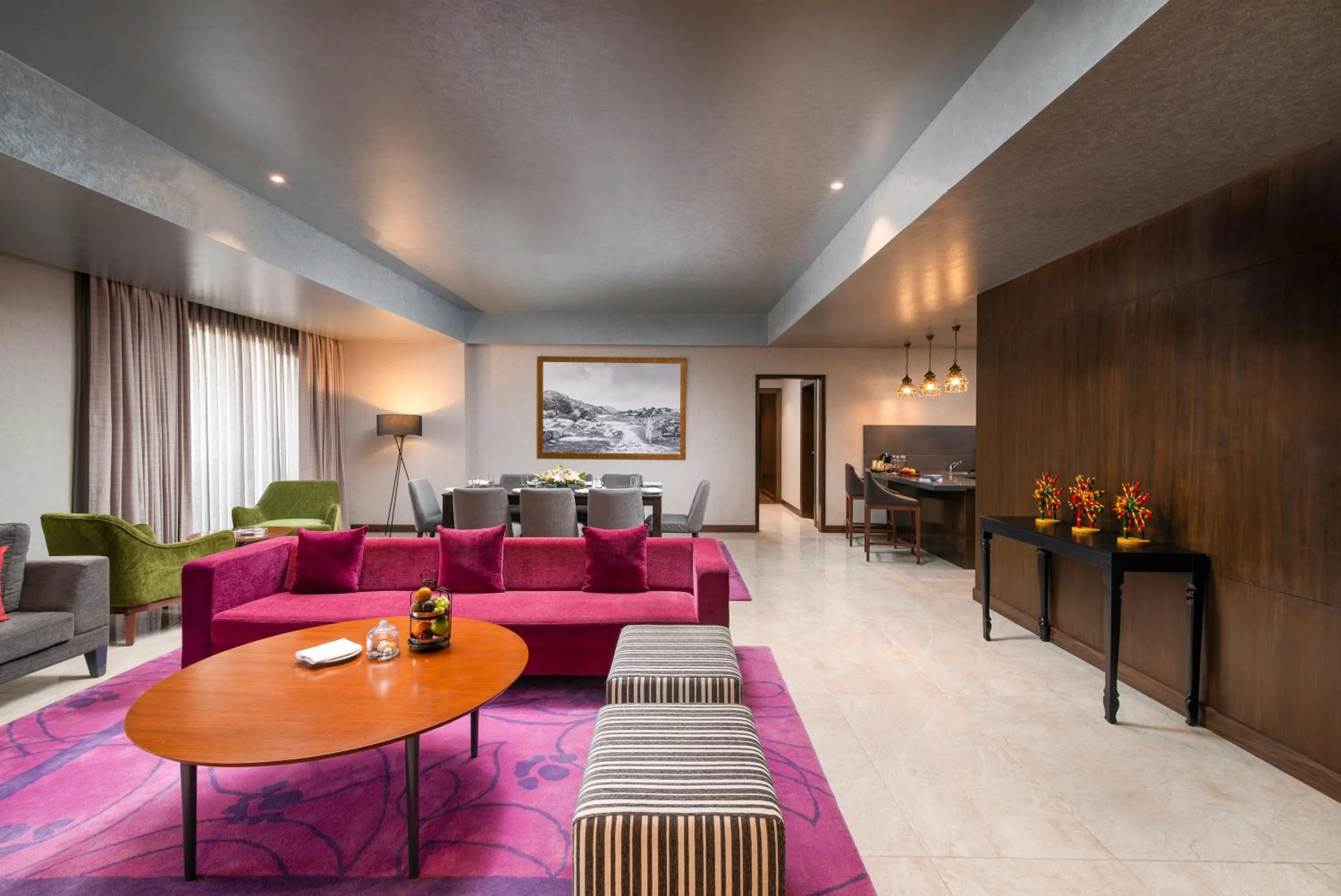 Living room in Grand Mercure Bengaluru at Gopalan Mall - An Accor Brand