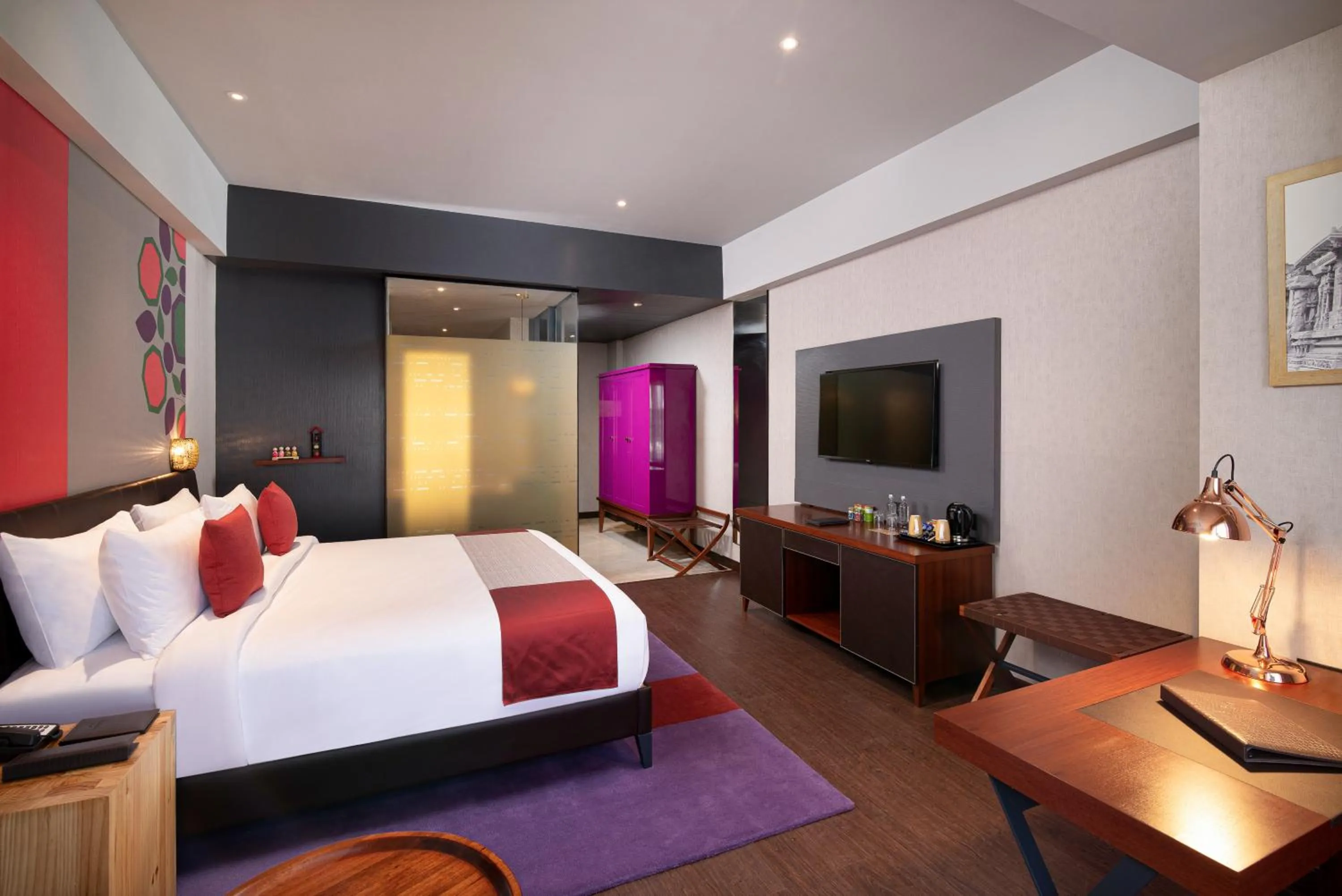 Bedroom, Bed in Grand Mercure Bengaluru at Gopalan Mall - An Accor Brand