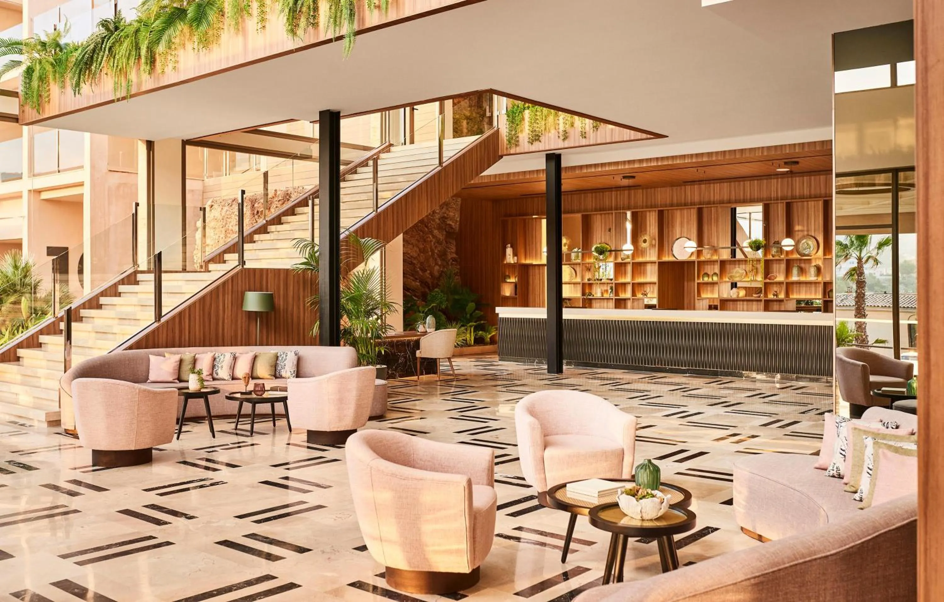 Lobby or reception in Zafiro Palace Andratx