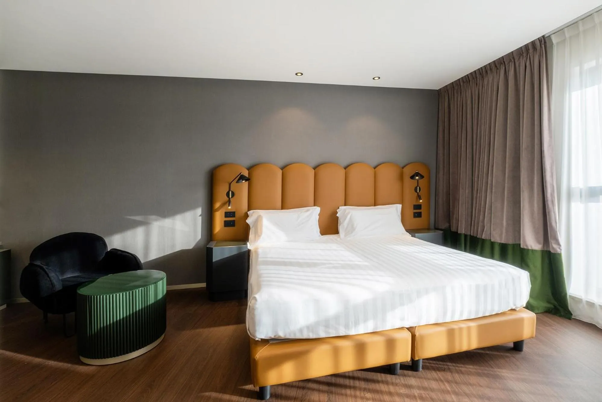 Bed in Eurostars Matera La Suite