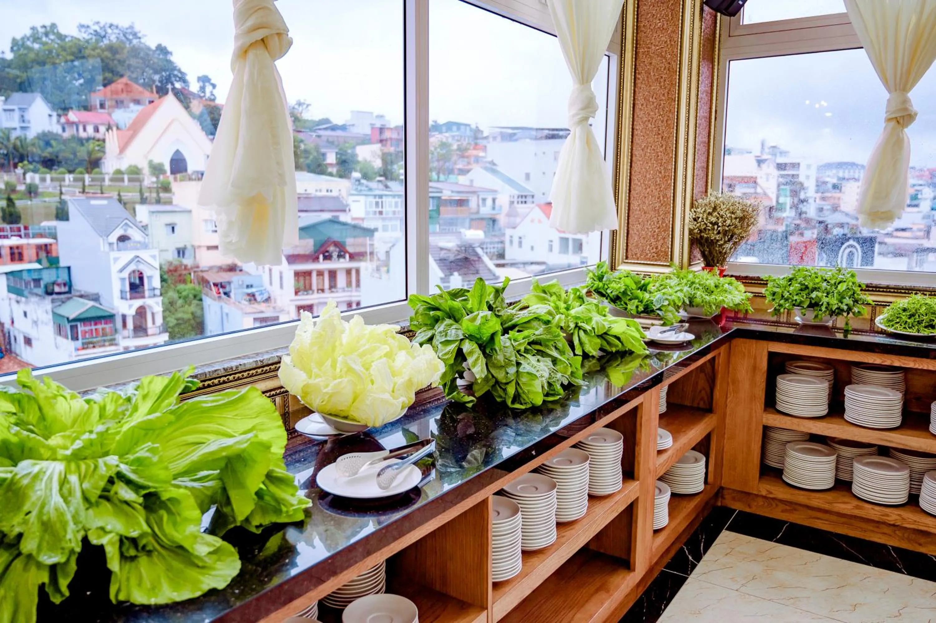 Breakfast in Queen T&T Dalat Hotel