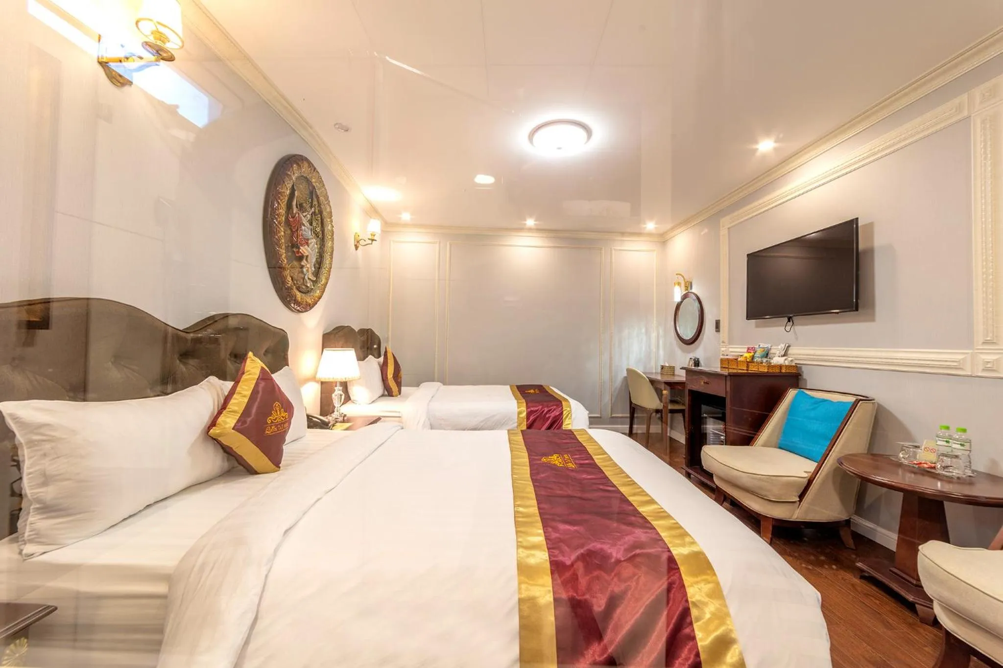 Bedroom, Bed in Queen T&T Dalat Hotel