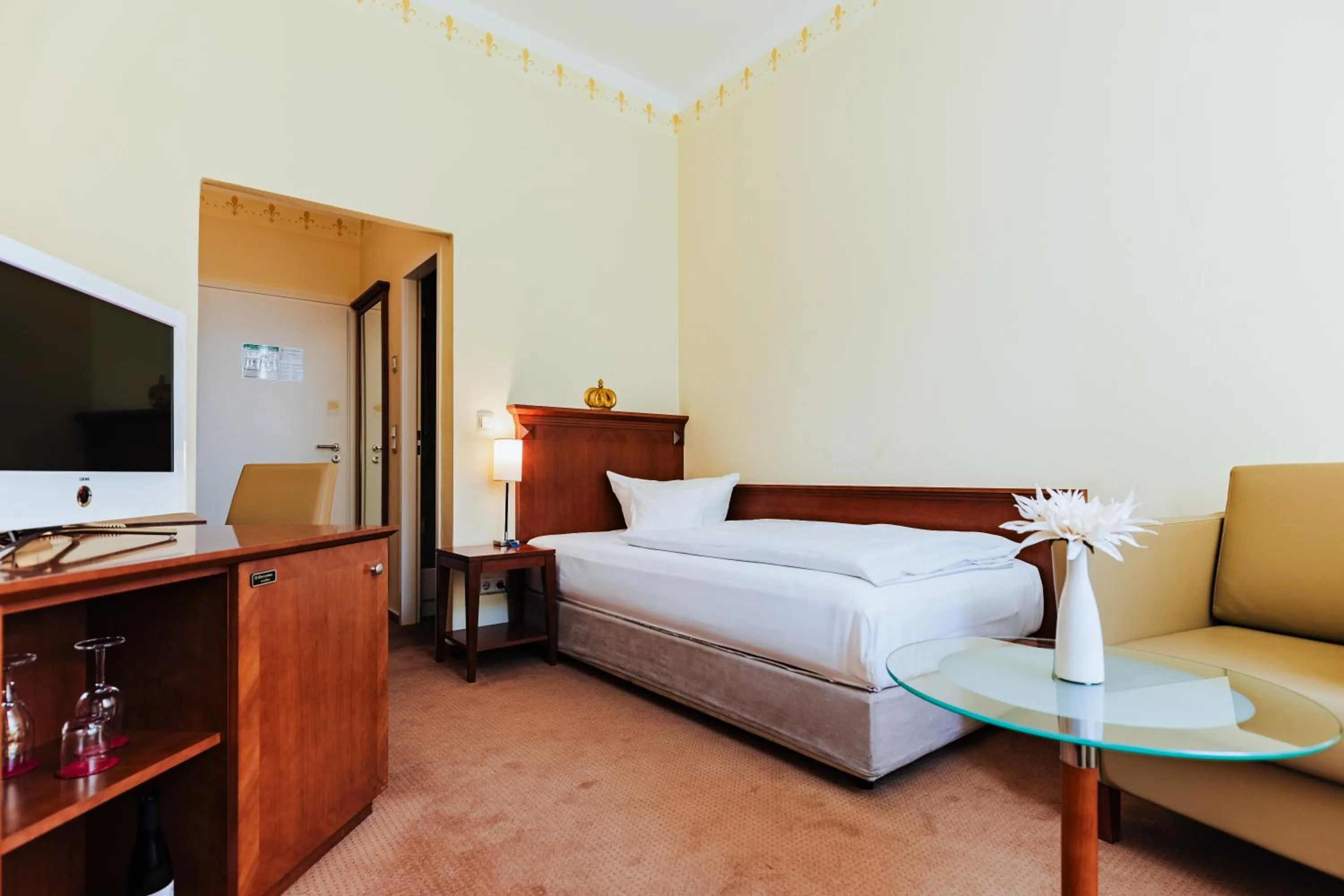 Bed in Hotel zur Fürstabtei