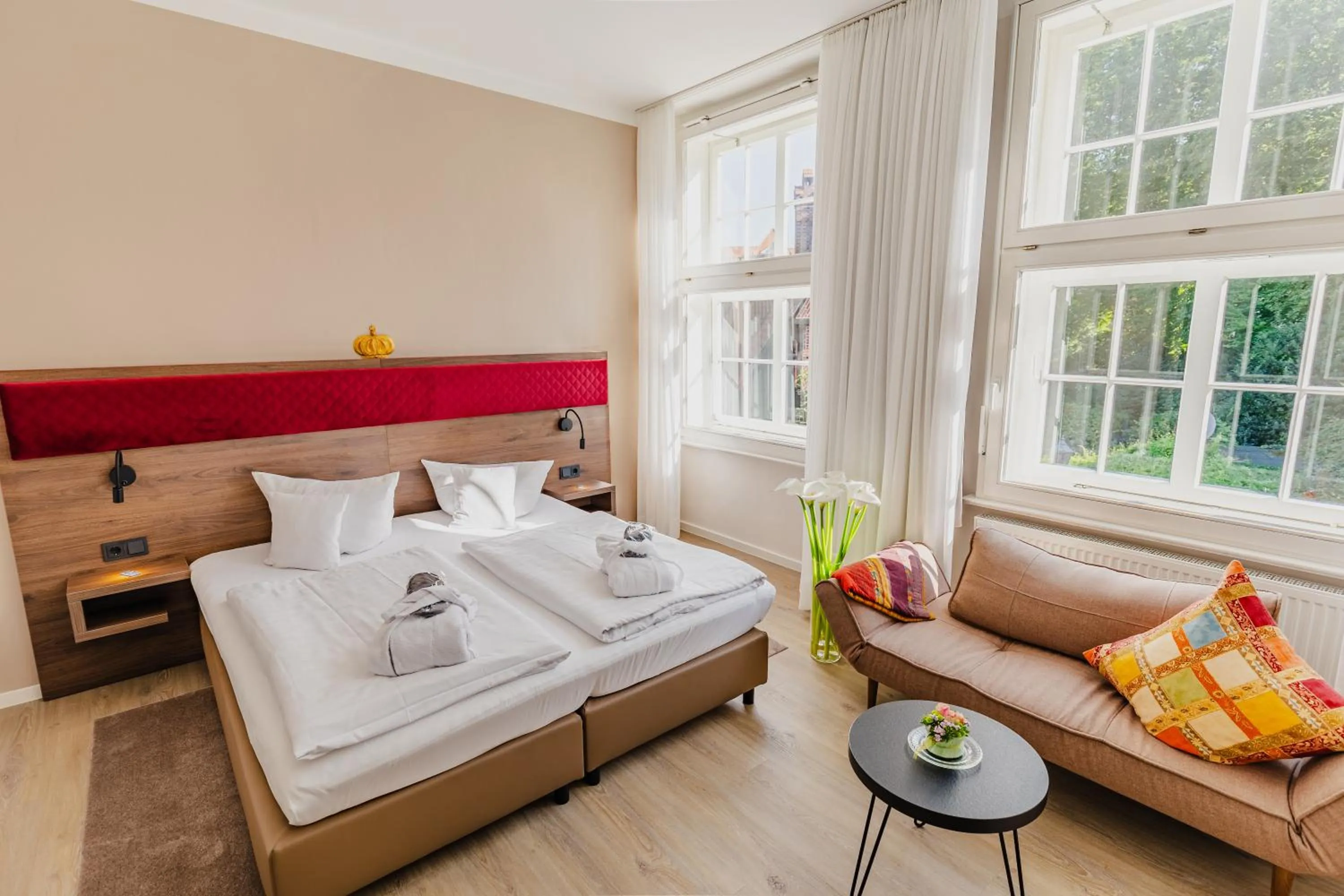 Photo of the whole room, Bed in Hotel zur Fürstabtei