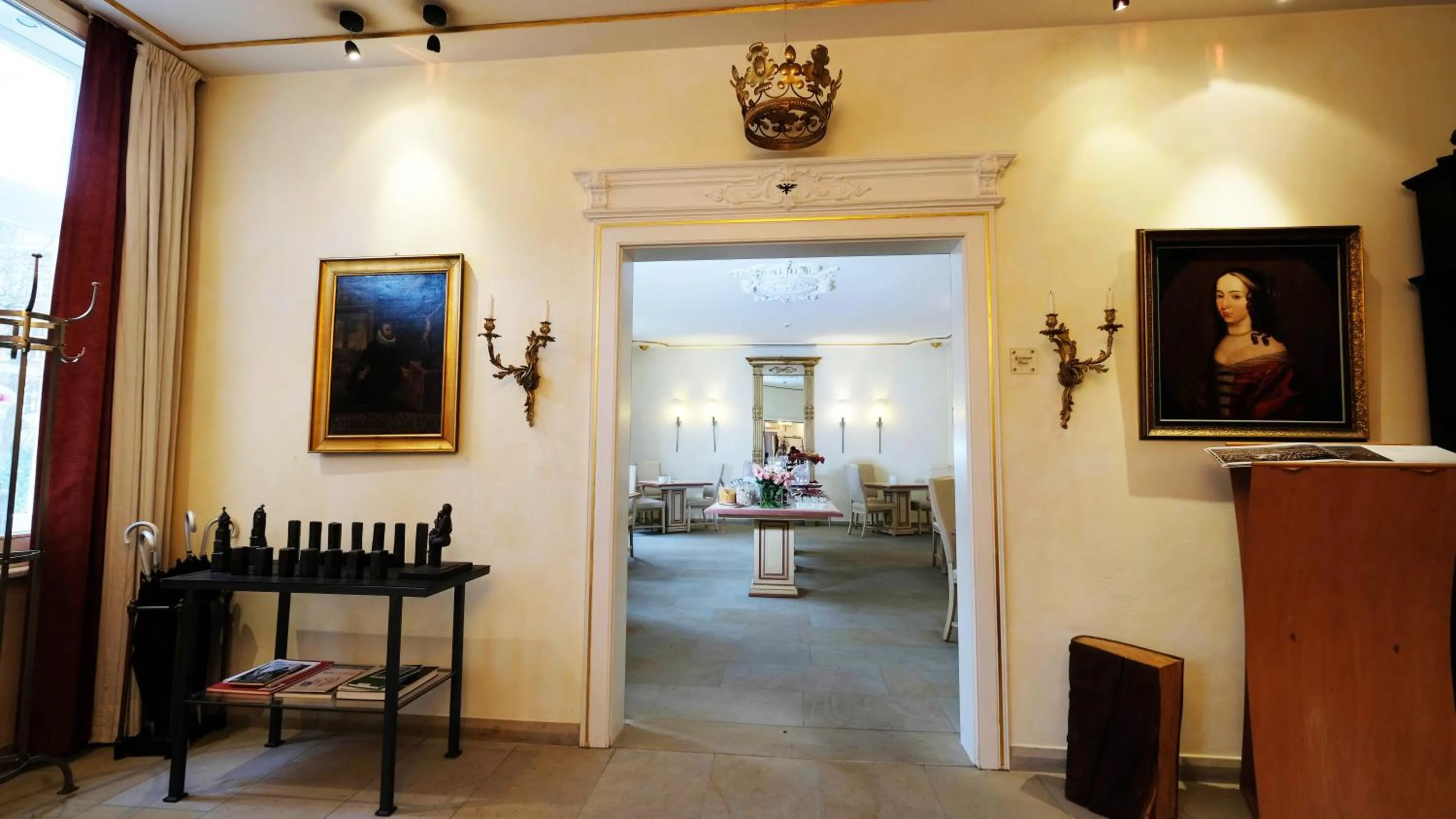 Lobby or reception in Hotel zur Fürstabtei