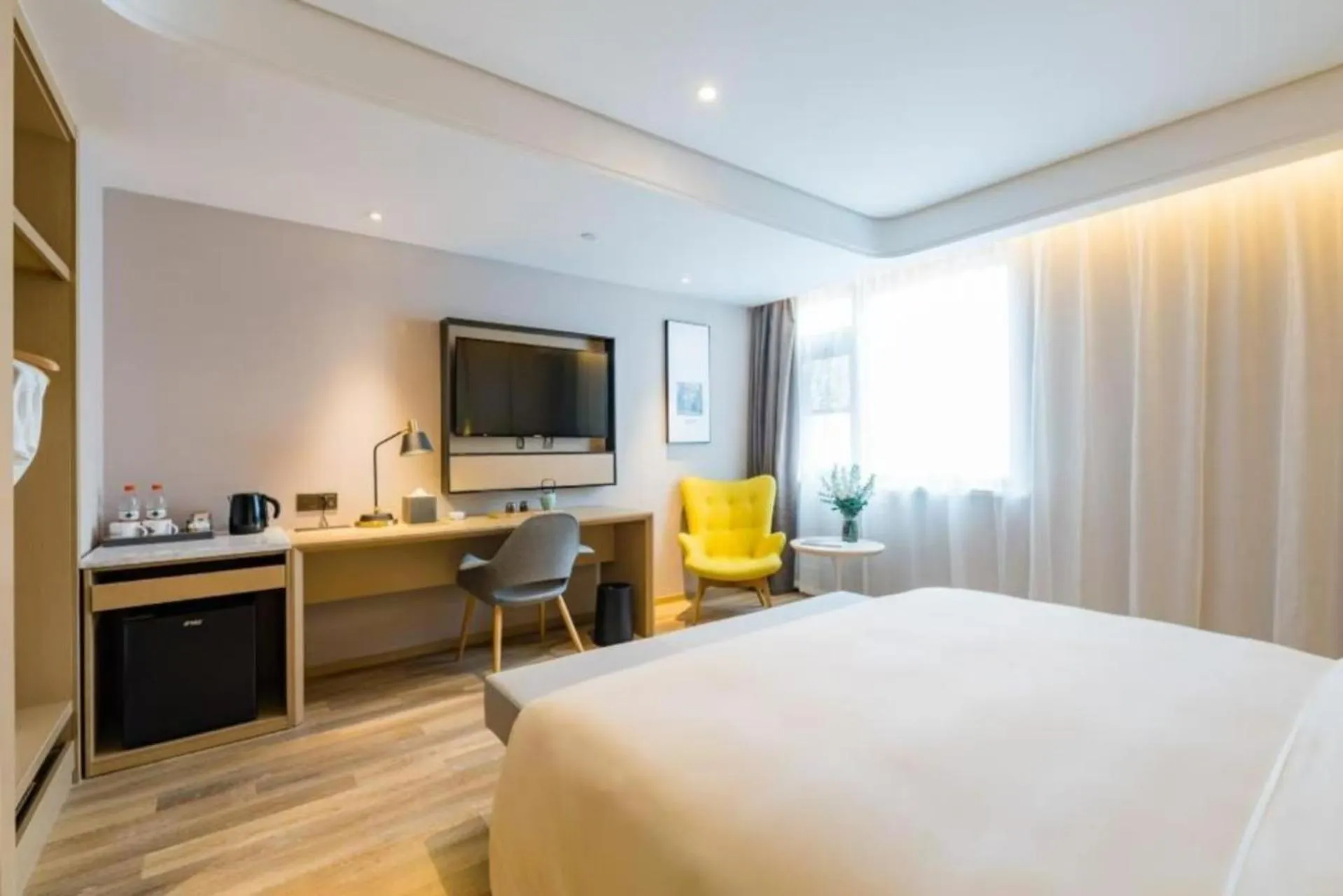 Bed in Atour S Hotel Lujiazui Oriental Pearl Shanghai