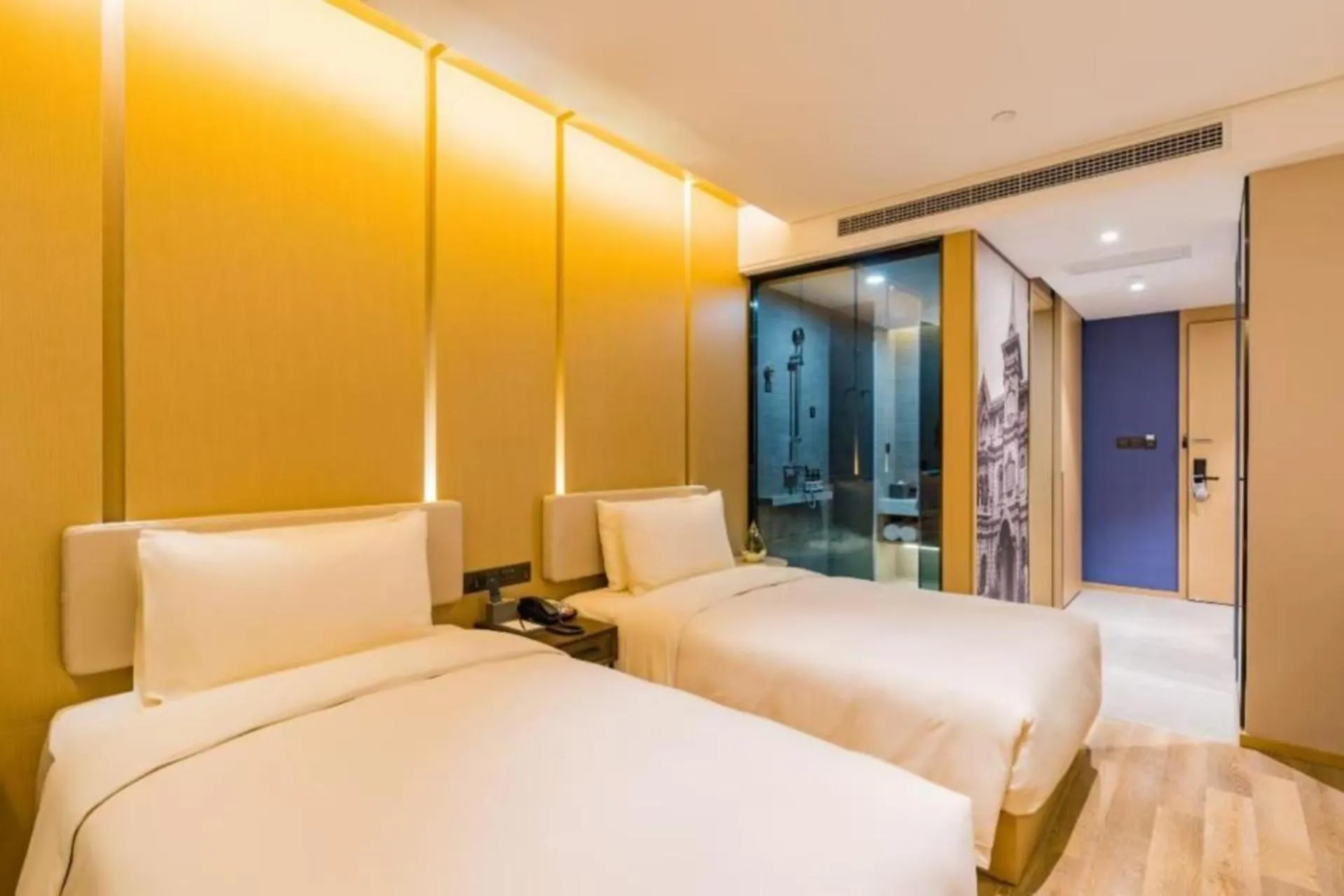 Bed in Atour S Hotel Lujiazui Oriental Pearl Shanghai