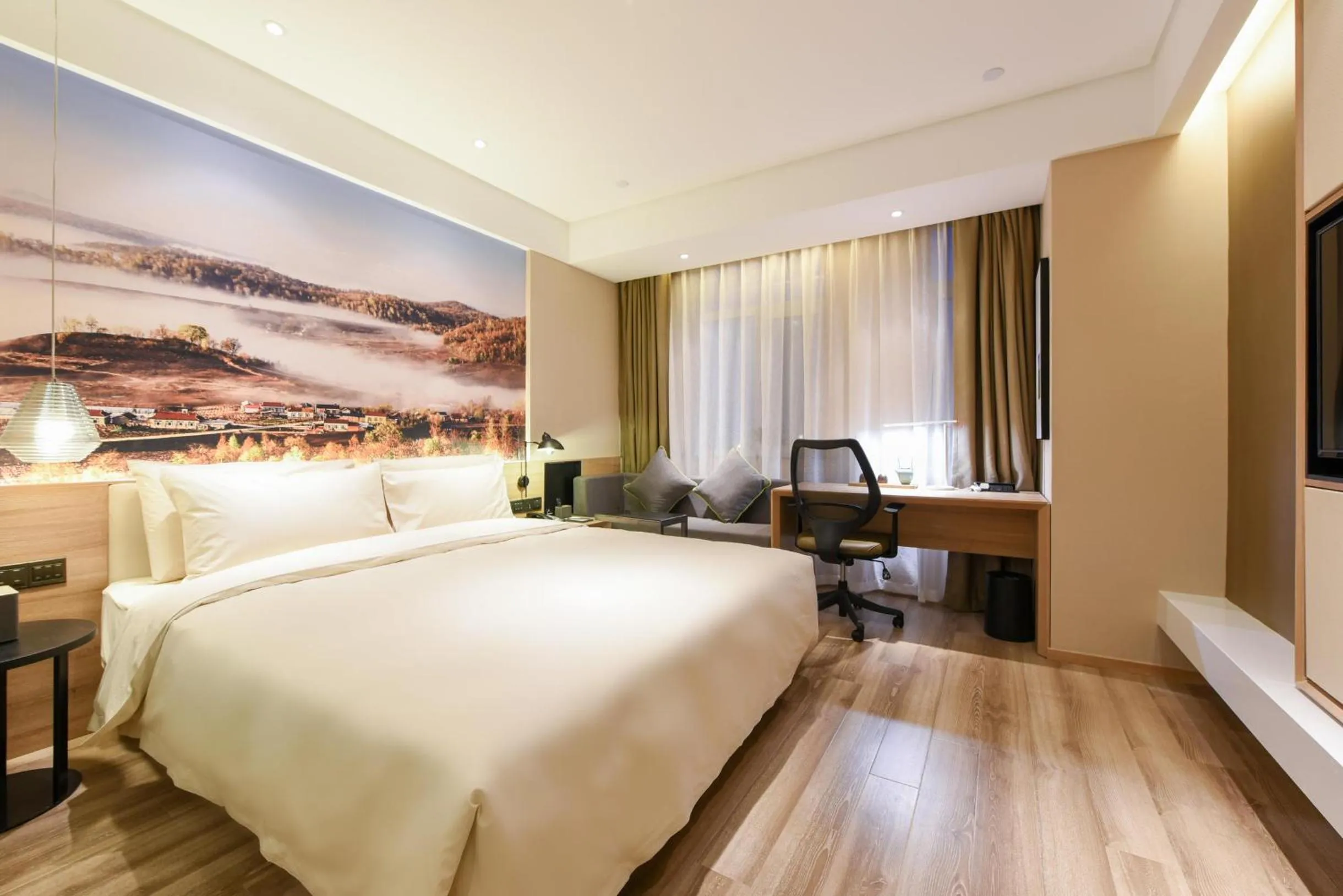 Bed in Atour Hotel High Tech Changchun