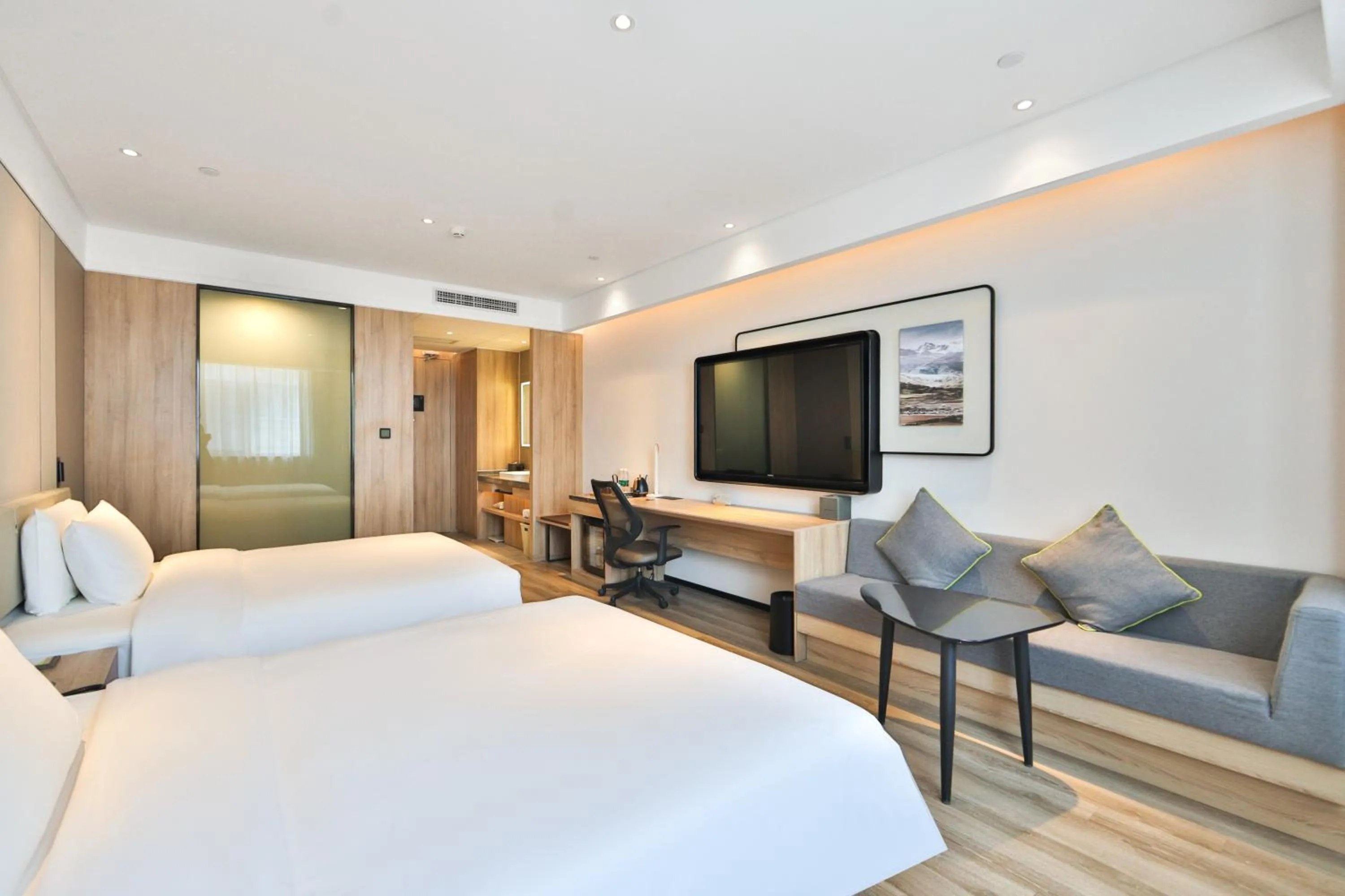 Bed in Atour Hotel High Tech Changchun