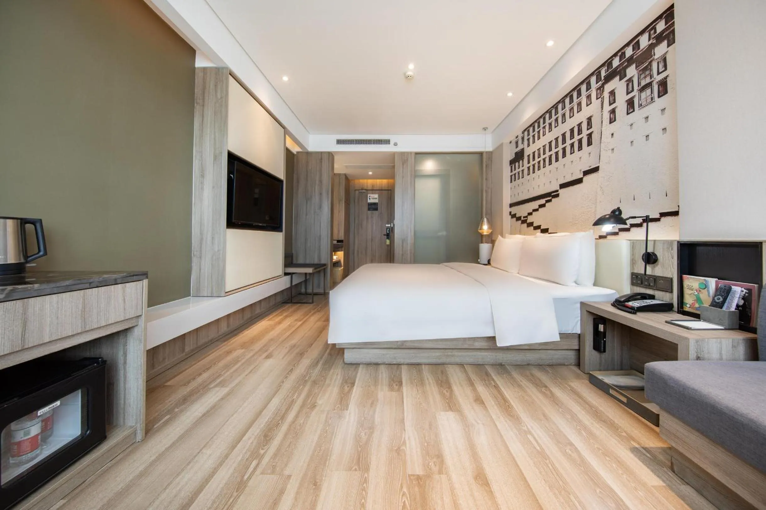 Bed in Atour Hotel Potala Palace Lhasa