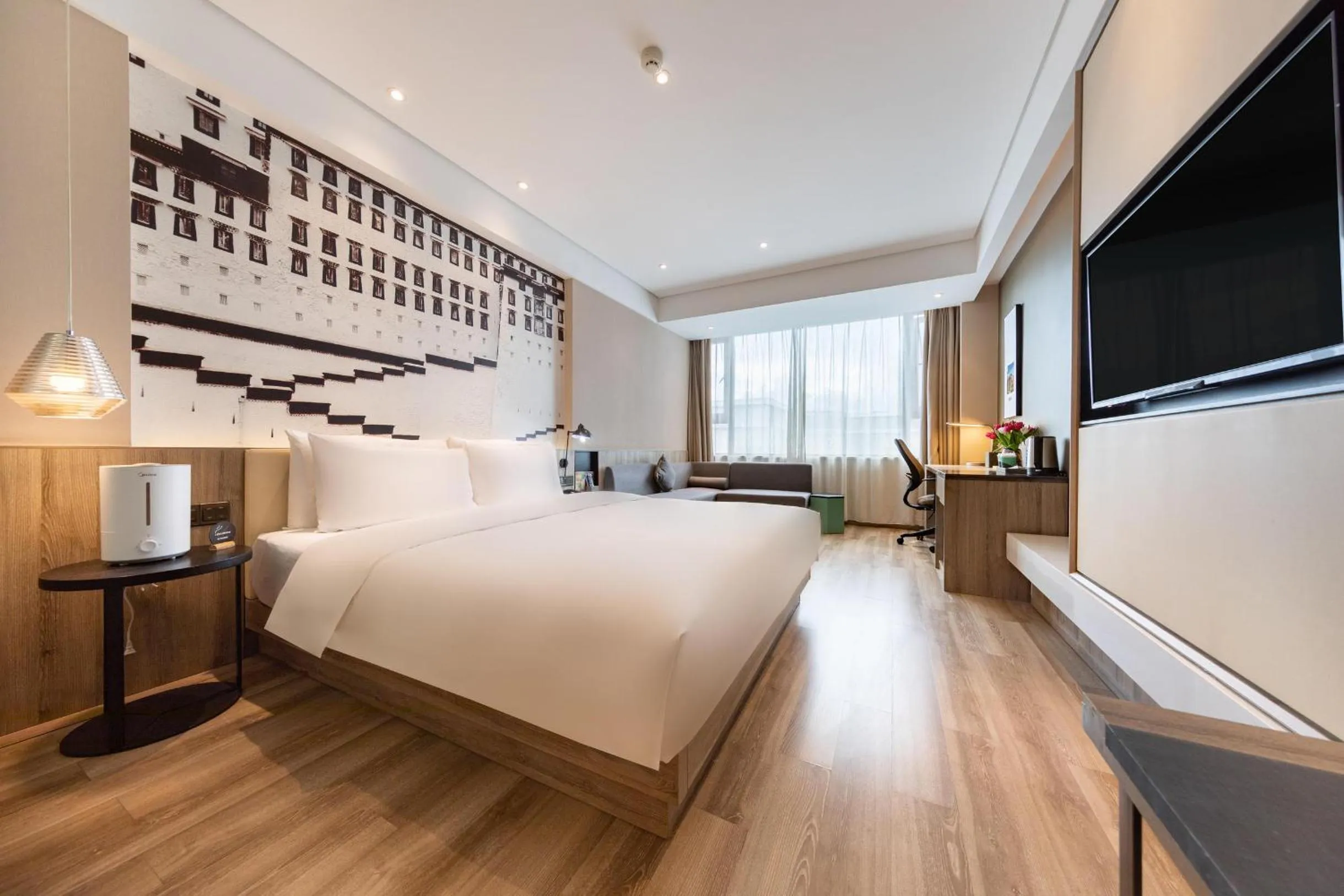 Bed in Atour Hotel Potala Palace Lhasa