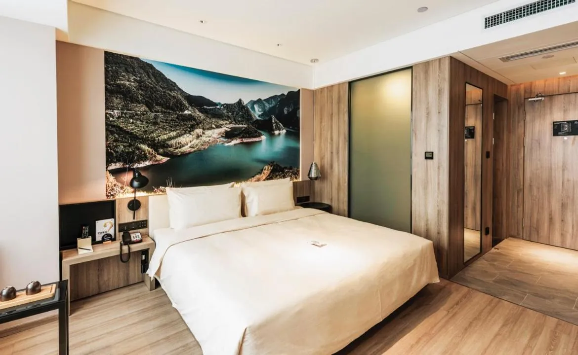 Bed in Atour Hotel North High Speed Railway Station Xi'an