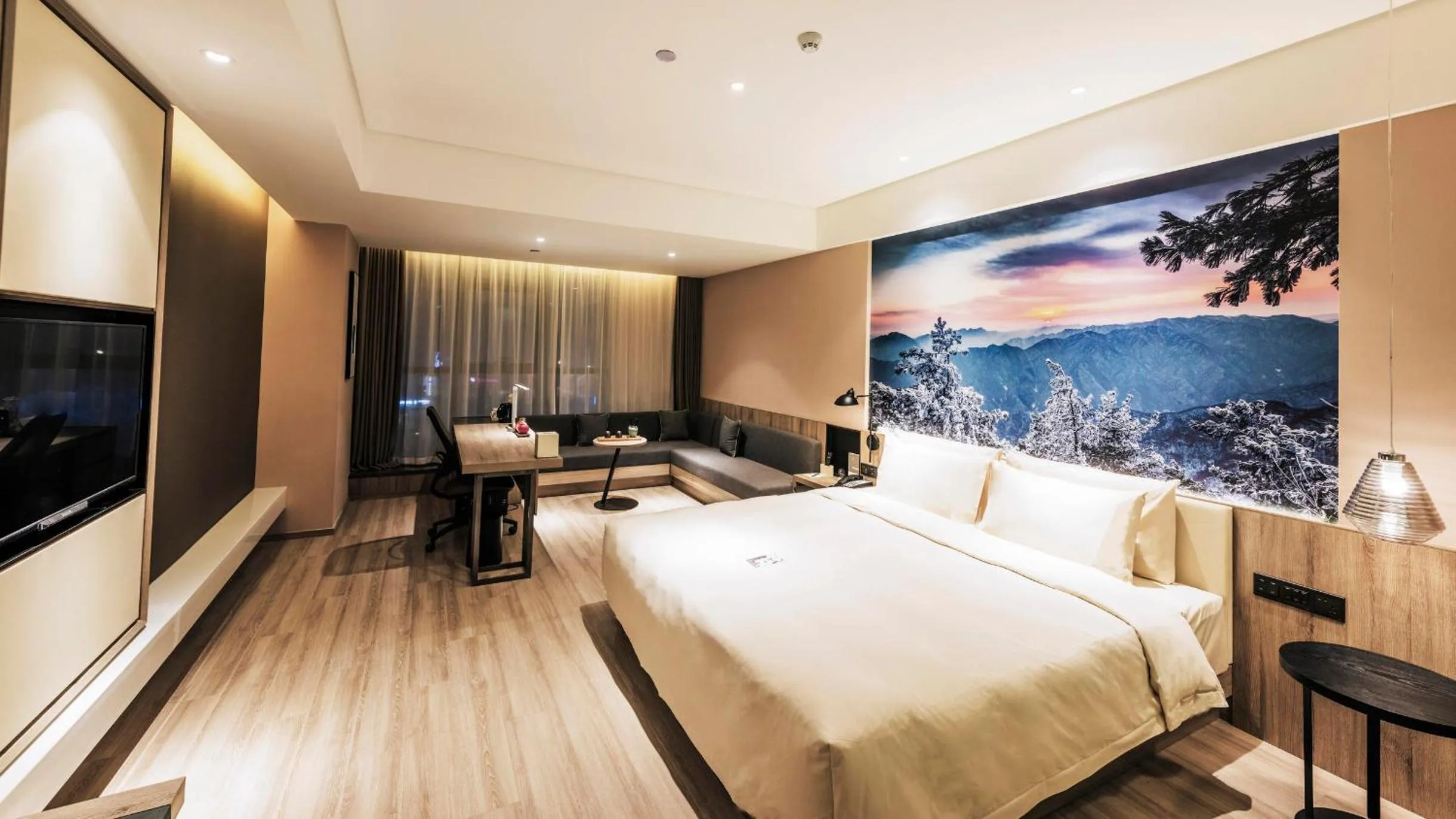 Bed in Atour Hotel North High Speed Railway Station Xi'an