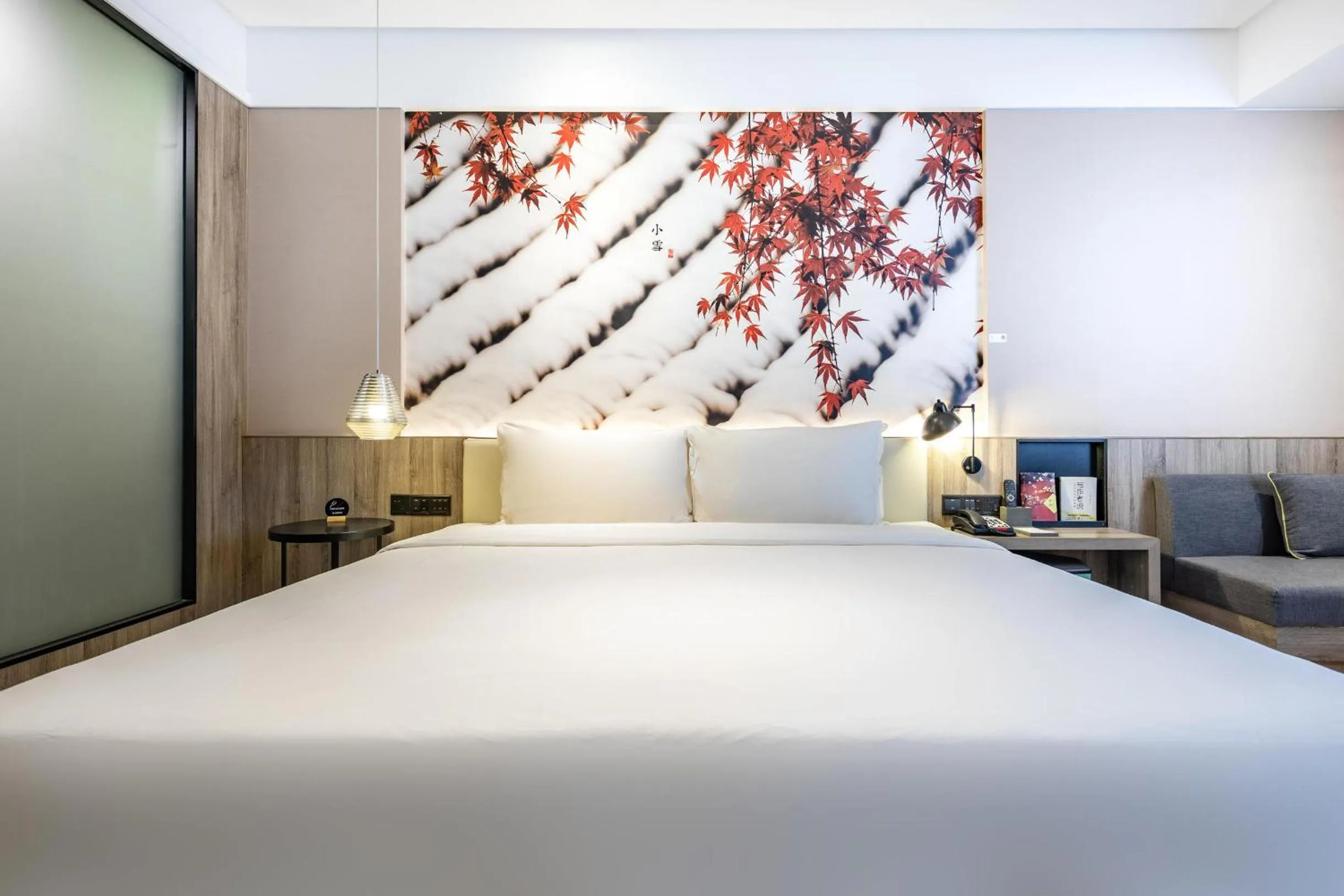 Bedroom, Bed in Atour Hotel Hongqiao Hub National Exhibition Center Shanghai