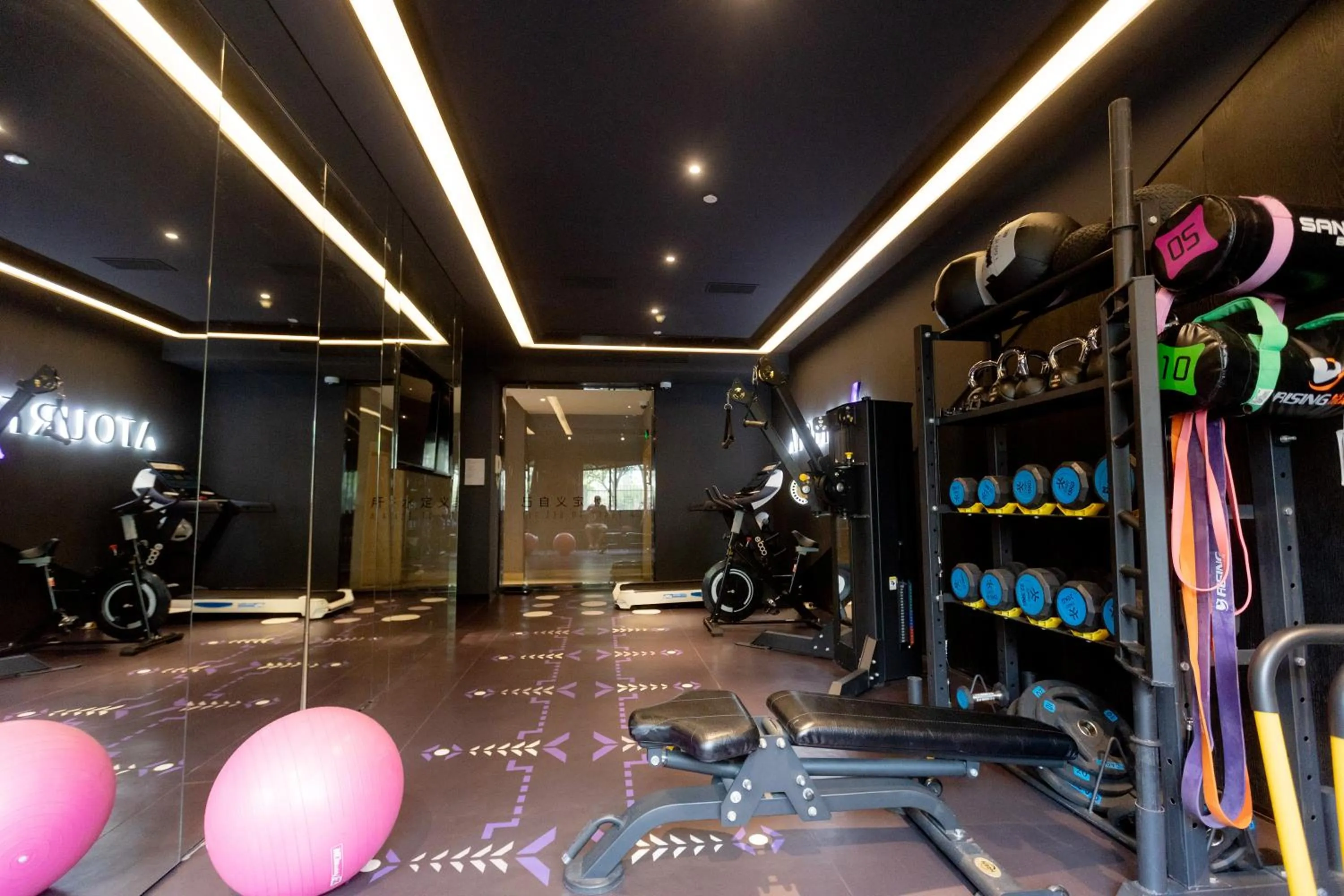 Fitness centre/facilities in Atour Hotel Hongqiao Hub National Exhibition Center Shanghai