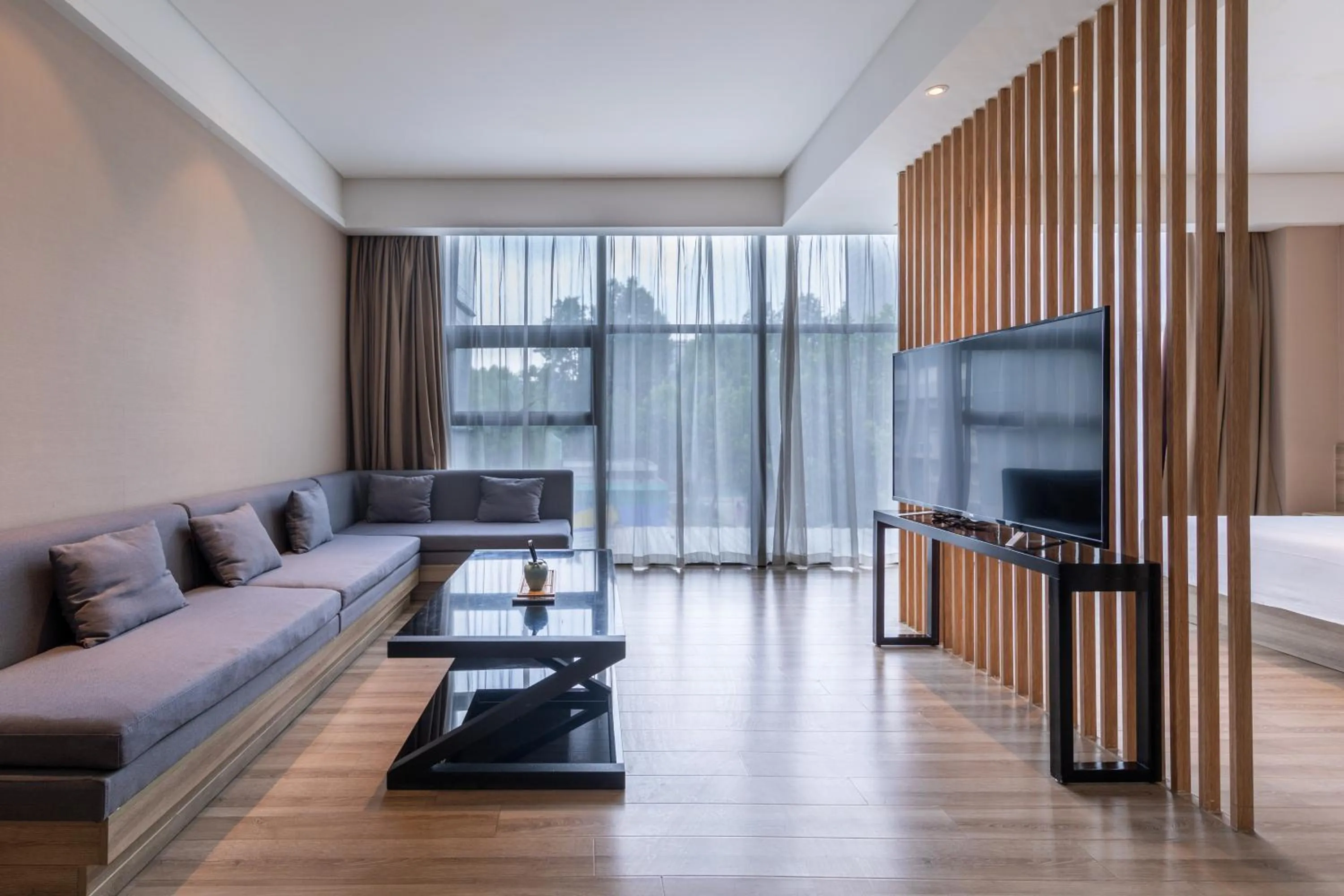 Living room in Atour Hotel Yingxiongshan Road Jinan