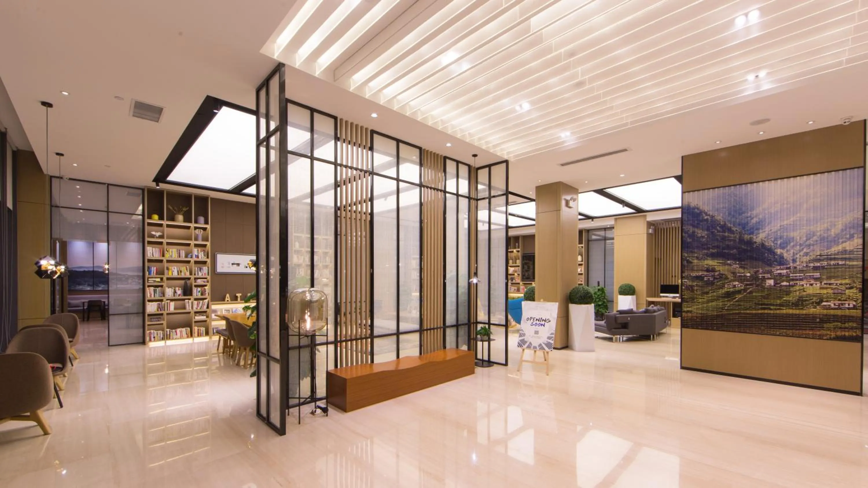 Lobby or reception in Atour Hotel Yingxiongshan Road Jinan