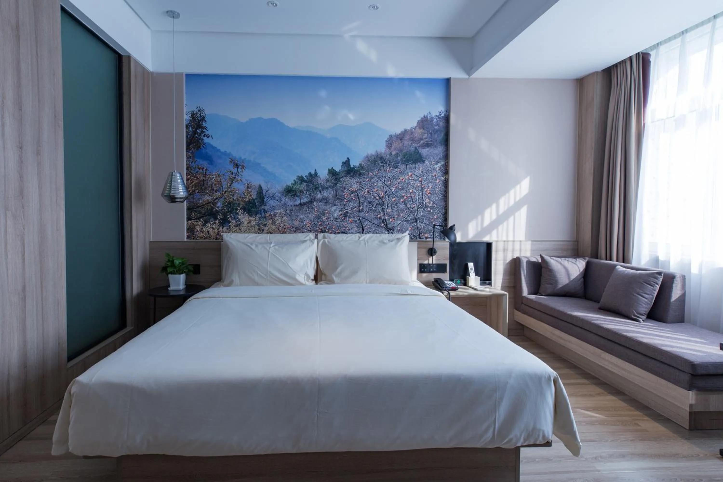 Bed in Atour Hotel Yingxiongshan Road Jinan